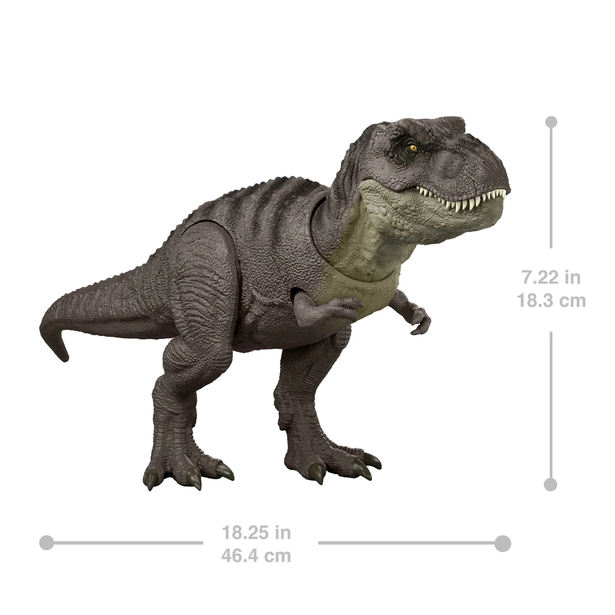 Jurassic World Rebirth Tyrannosaurus Rex Action Figure, Dinosaur Toy, T-Rex Chomp Attack - Image 5