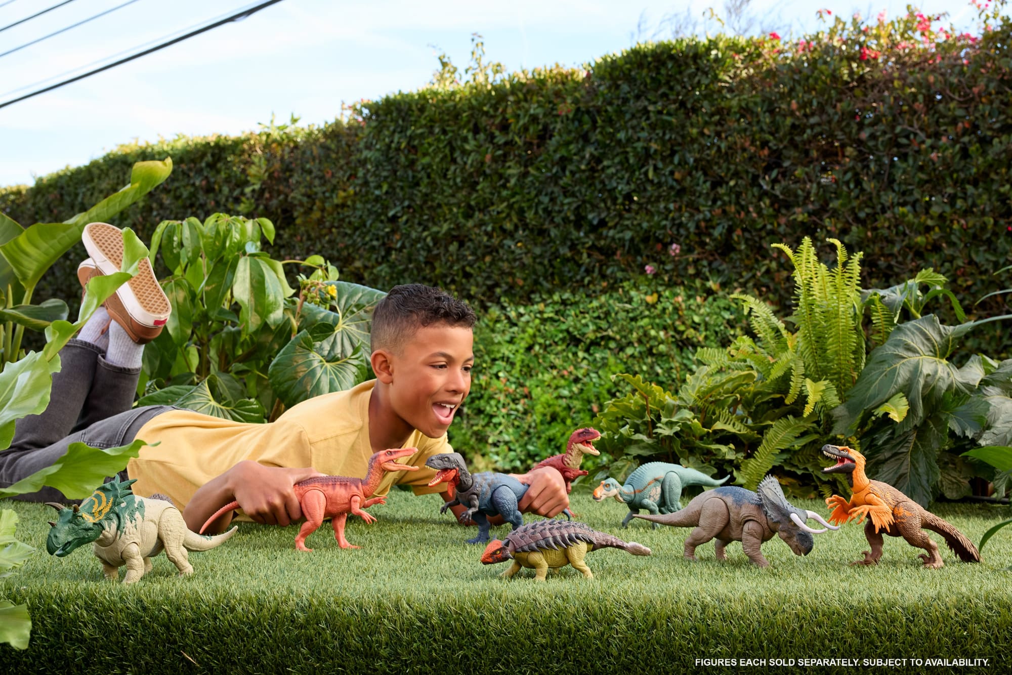 Jurassic World Rebirth Wild Roar Maiasaura Dinosaur Toy, Tail Controlled Attack Chomp & Sound - Image 2