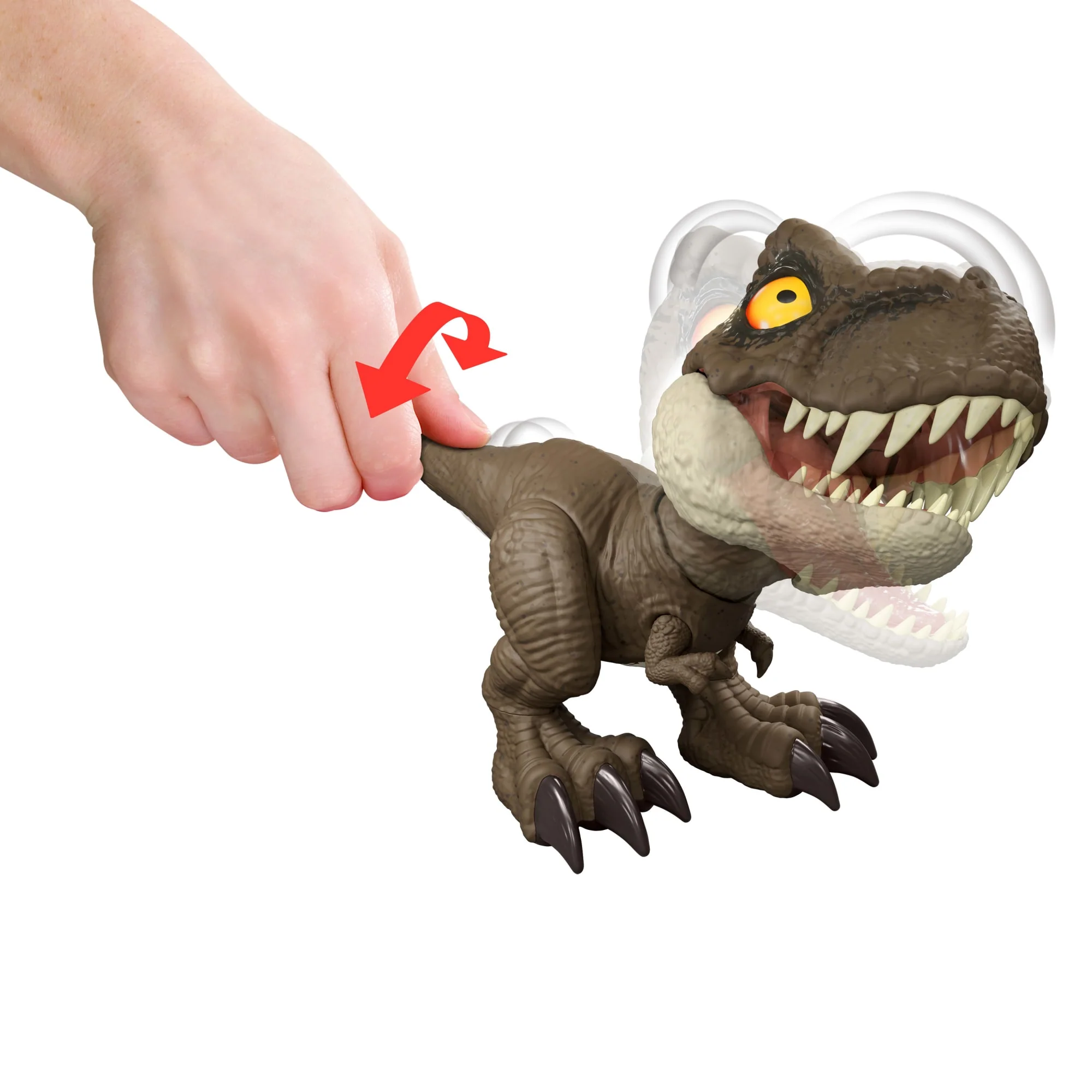 Jurassic World Roar Command Tyrannosaurus Rex Dinosaur Figure Toy, Records, Plays & Roars, T. Rex - Image 3