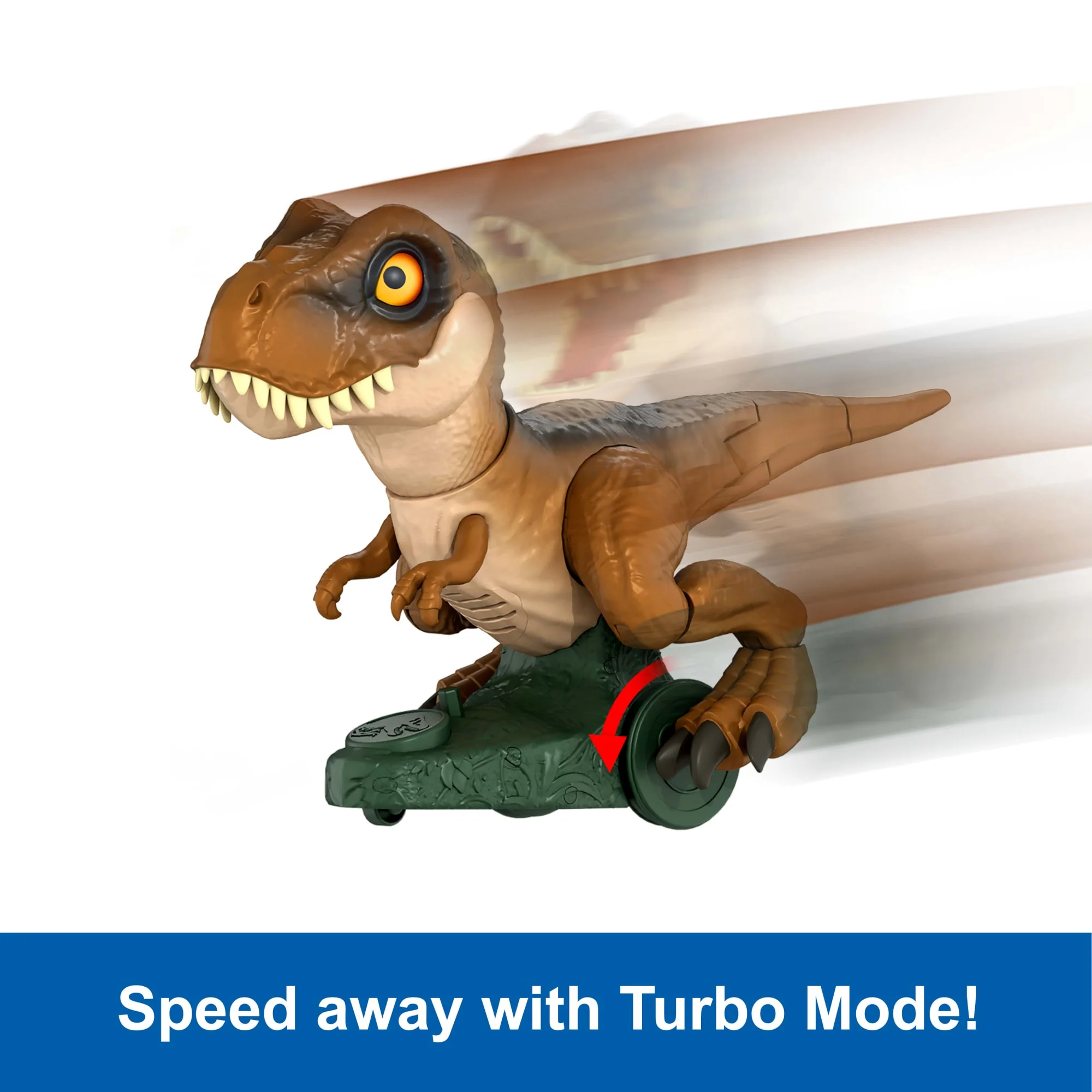 Jurassic World Roarin’ Frenzy T Rex RC Toy, Motorized Remote Control Tyrannosaurus Rex Dinosaur - Image 3