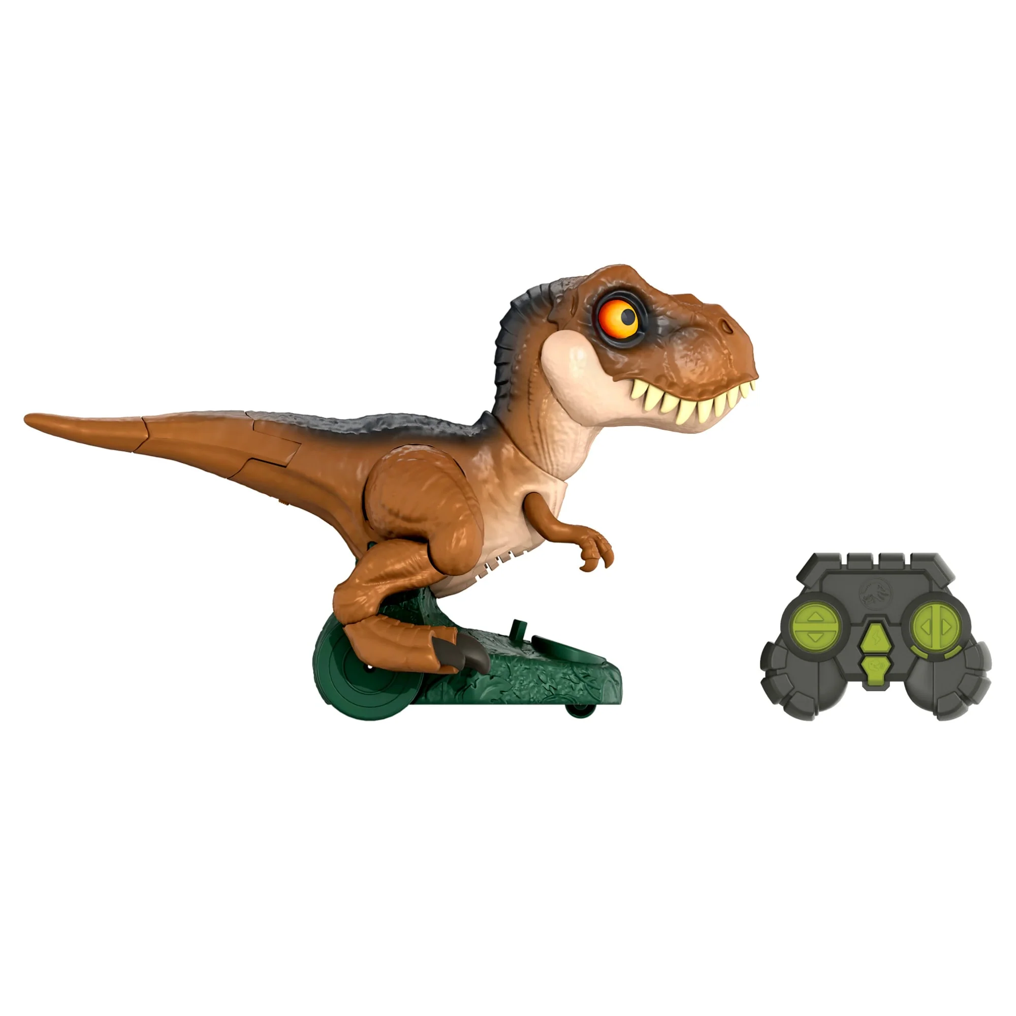 Jurassic World Roarin’ Frenzy T Rex RC Toy, Motorized Remote Control Tyrannosaurus Rex Dinosaur - Image 6