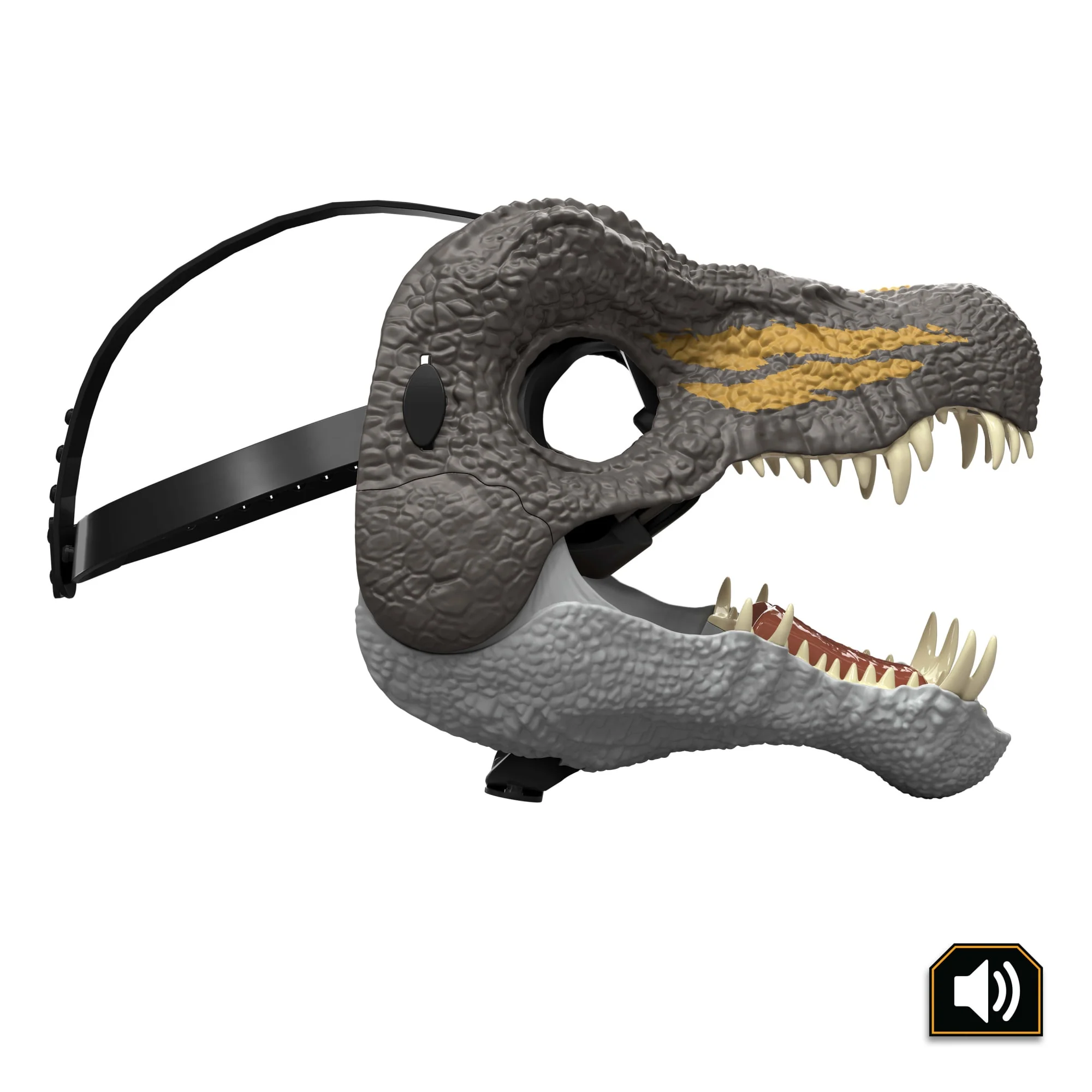 Jurassic World Rebirth Spinosaurus Dinosaur Mask, Role-Play Head Wear, Movie-inspired Costume Gear - Image 5