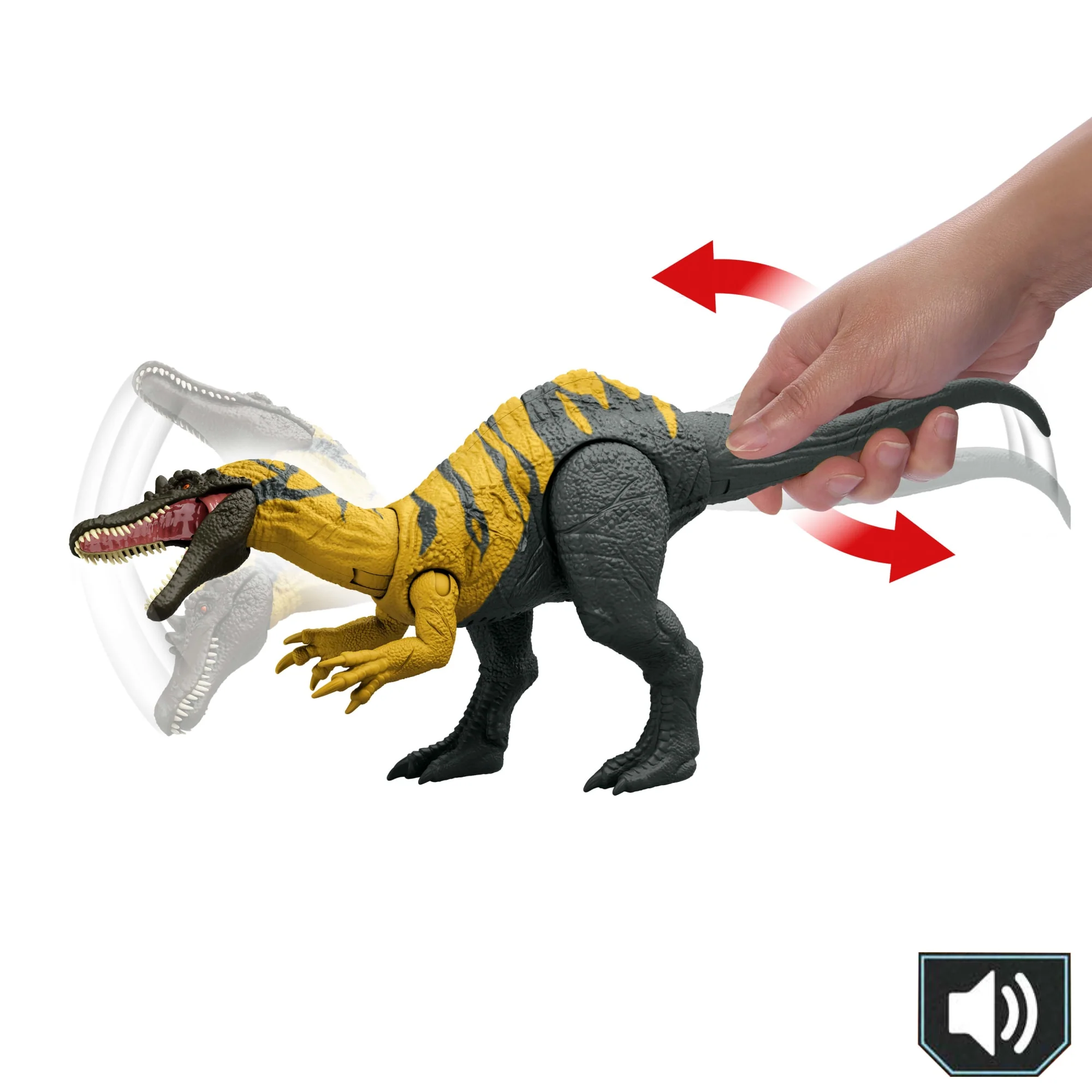 Jurassic World  Rugissement Féroce  Dinosaures Avec Sons et Attaque - Image 5