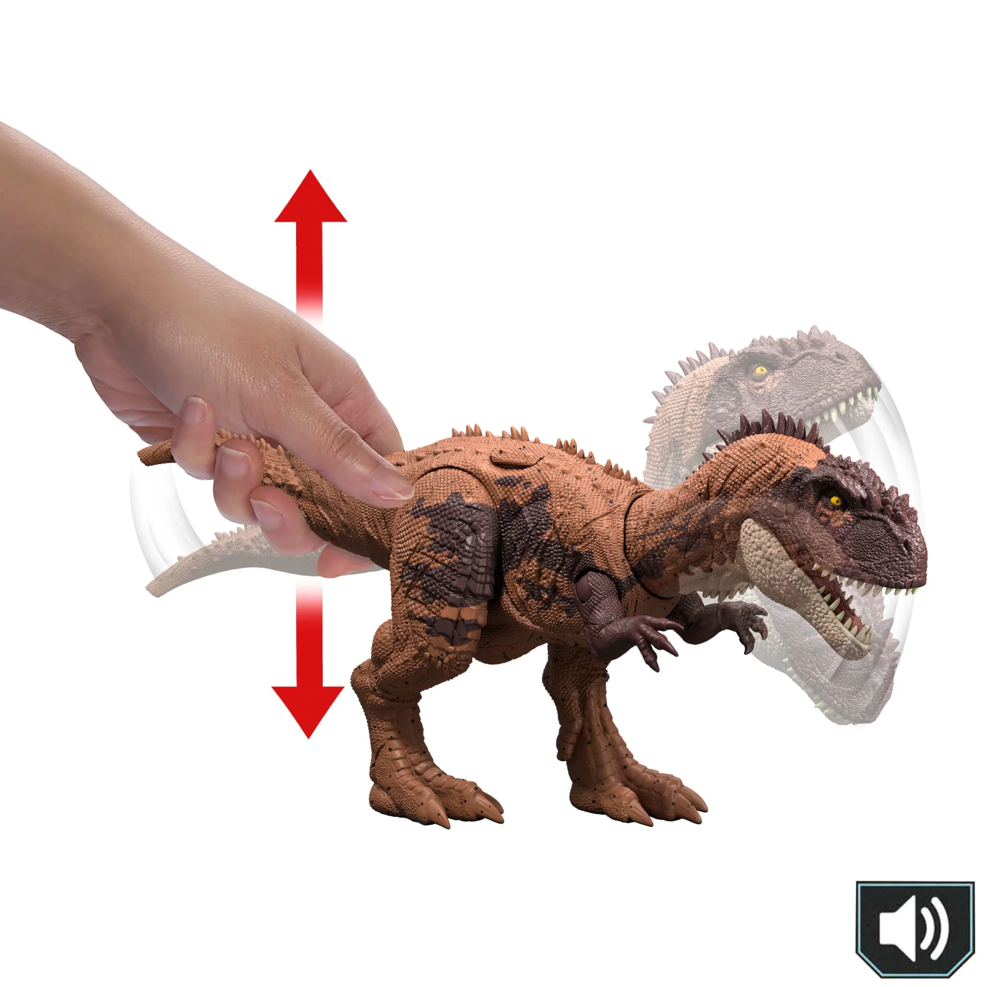 Jurassic World  Rugissement Féroce  Dinosaures Avec Sons et Attaque - Image 3