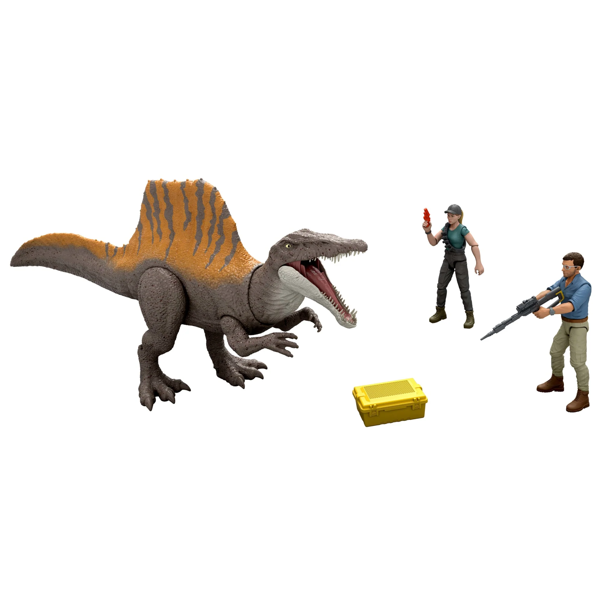 Jurassic World Rebirth Storypack With Exclusive Spinosaurus, 2 Human Figures & Accessories - Image 5