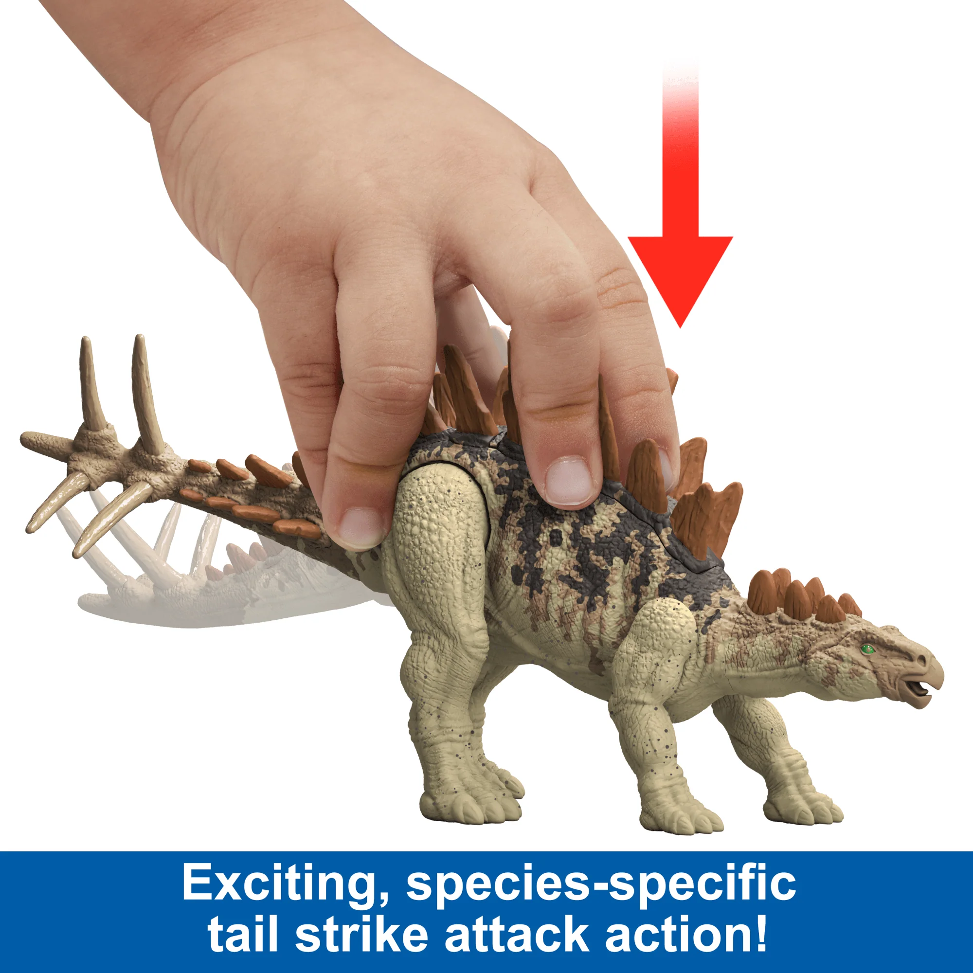 Jurassic World Strike Attack Tuojiangosaurus Dinosaur Toy With Single Strike Action - Image 3