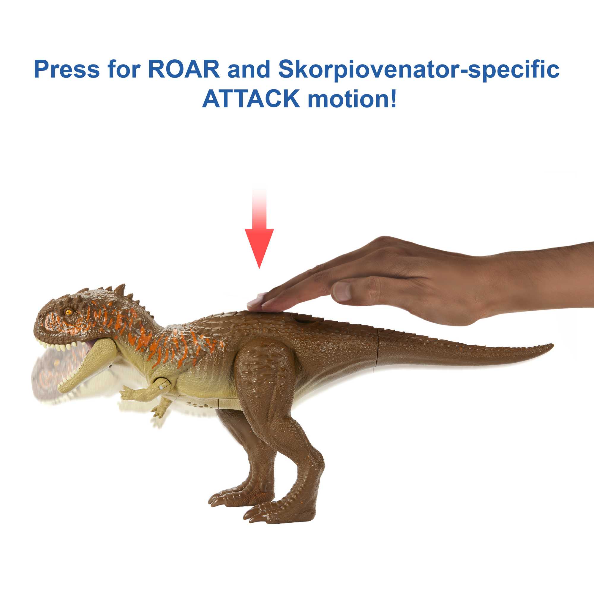Jurassic World 2 Dinosaurs Roarin Strikers Iguanadon & Skorpiovenator - Image 2
