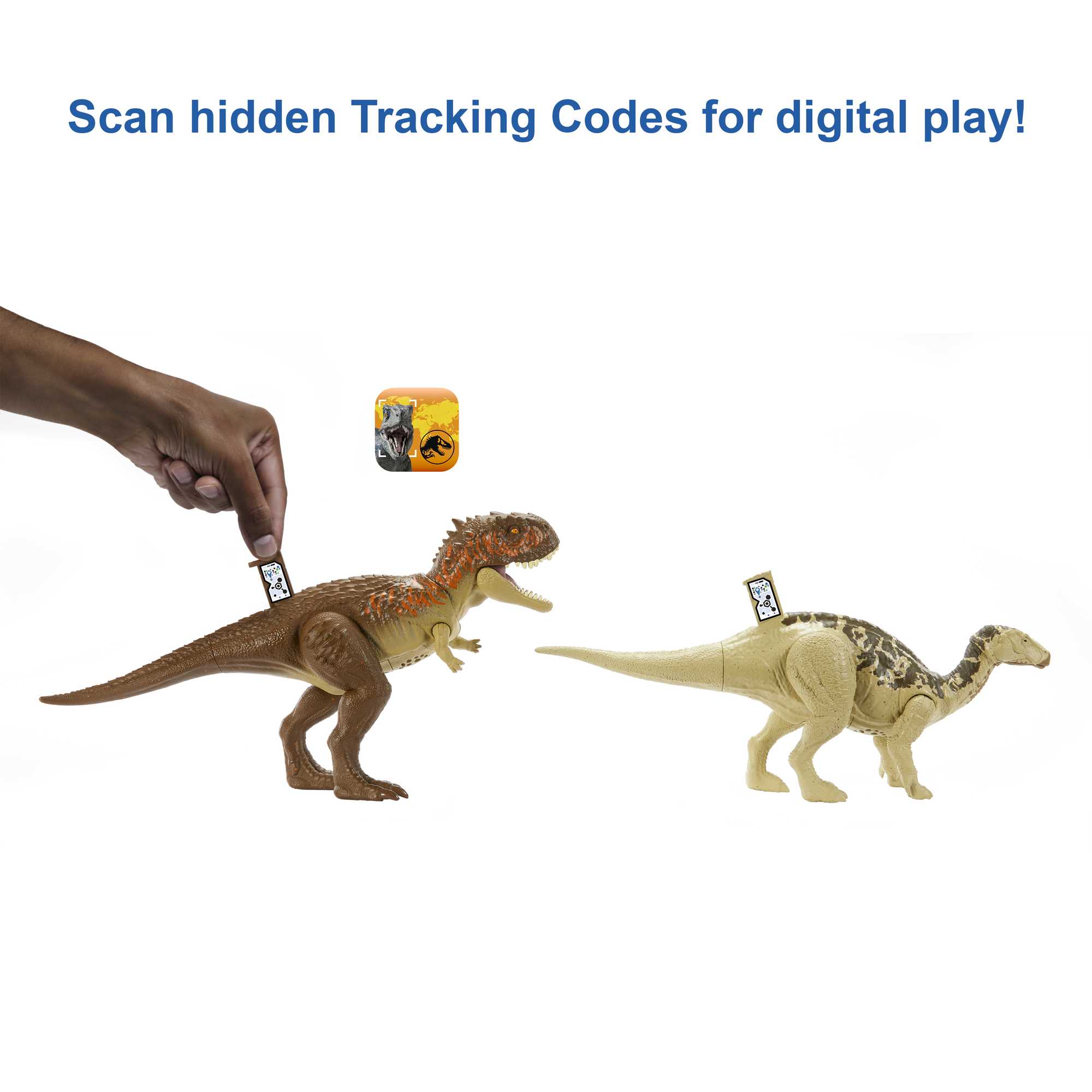 Jurassic World 2 Dinosaurs Roarin Strikers Iguanadon & Skorpiovenator - Image 4