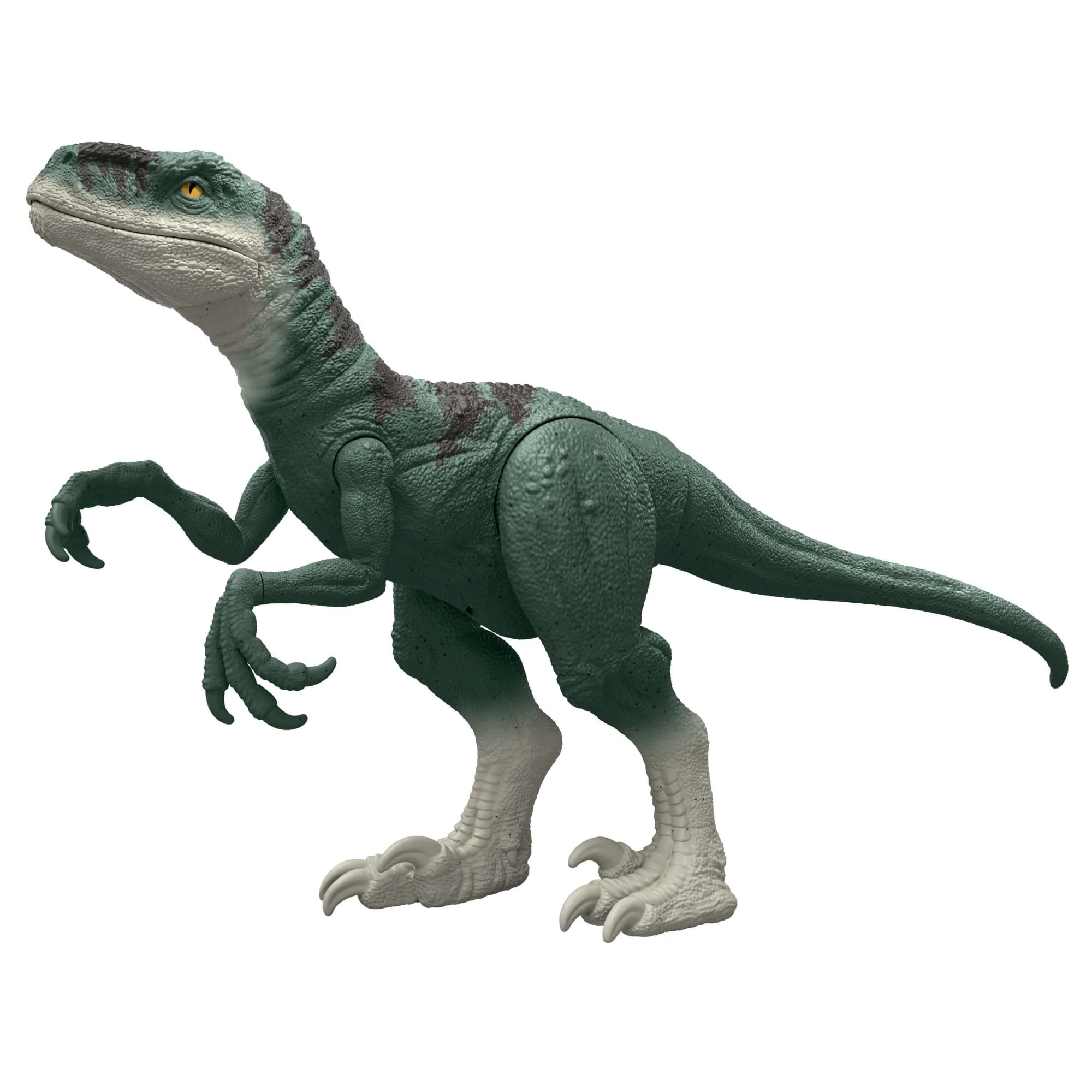 Jurassic World Super Colossal Dinosaur Pack With 1 XL 37 inch Long Atrociraptor, 4 Minis - Image 2