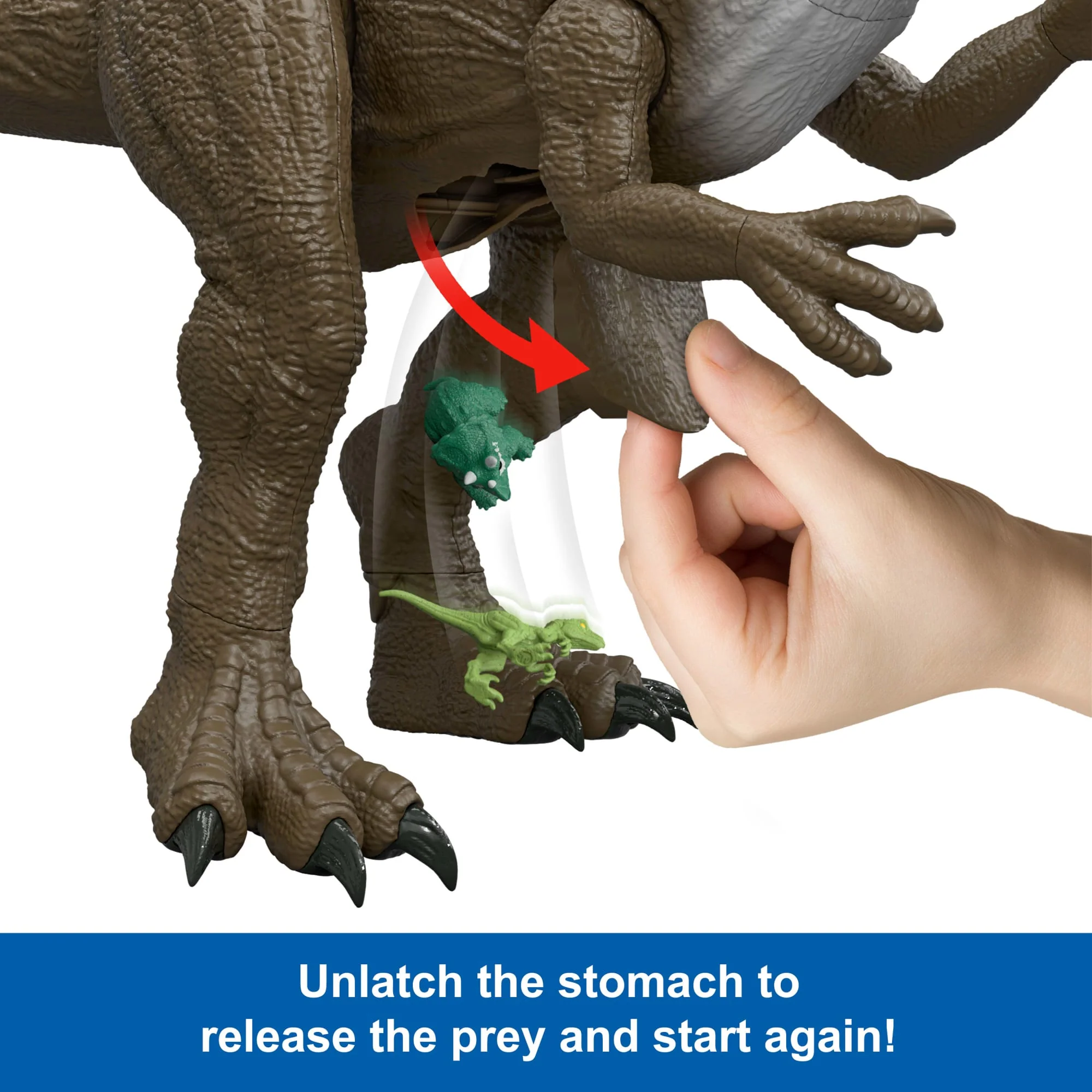 Jurassic World Super Colossal Spinosaurus Pack, 36 inch Long Dinosaur Toy & 2 Mini Figures - Image 4