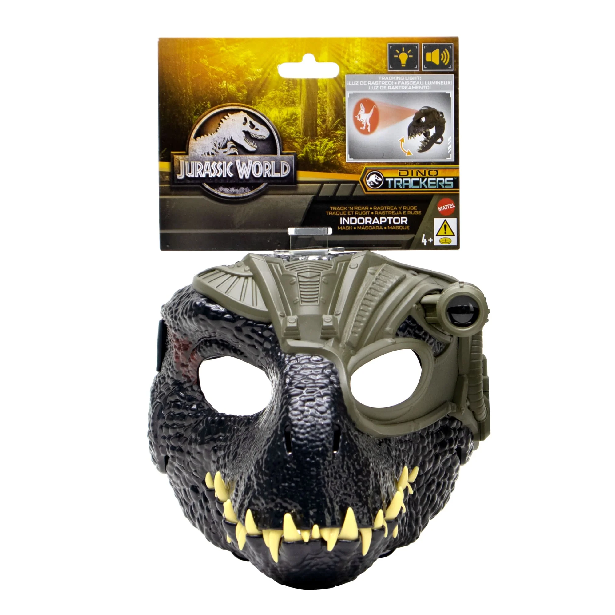 Jurassic World indoraptor Dinosaur Mask With Tracking Light And Sound For Role Play - Image 6