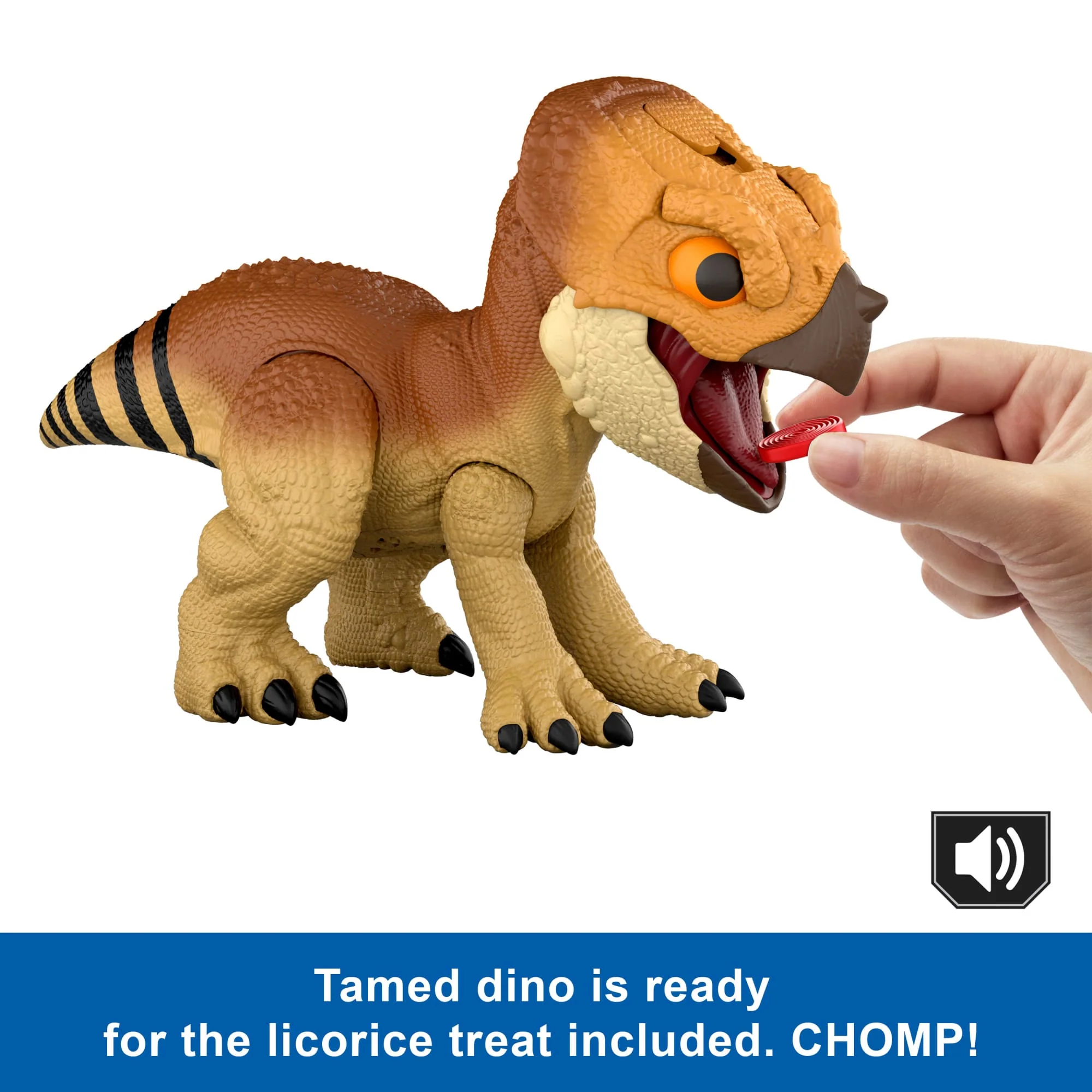 Jurassic World Rebirth Primal Protector Aquilops Dolores interactive Dinosaur Toy, Attack & Sounds - Image 5