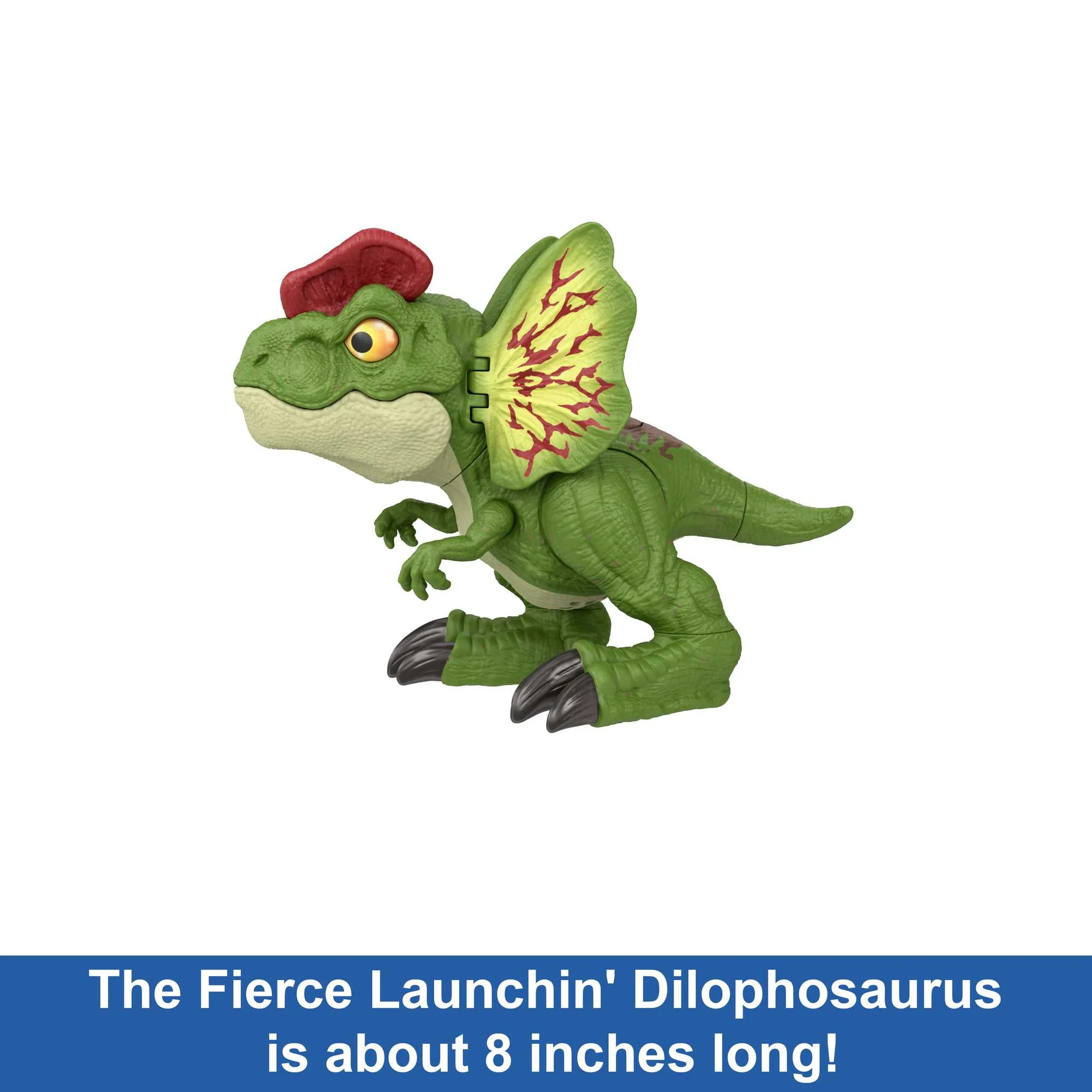 Jurassic World Dinosaur Sound Toy, Uncaged Fierce Launchin Dilophosaurus Figure - Image 5