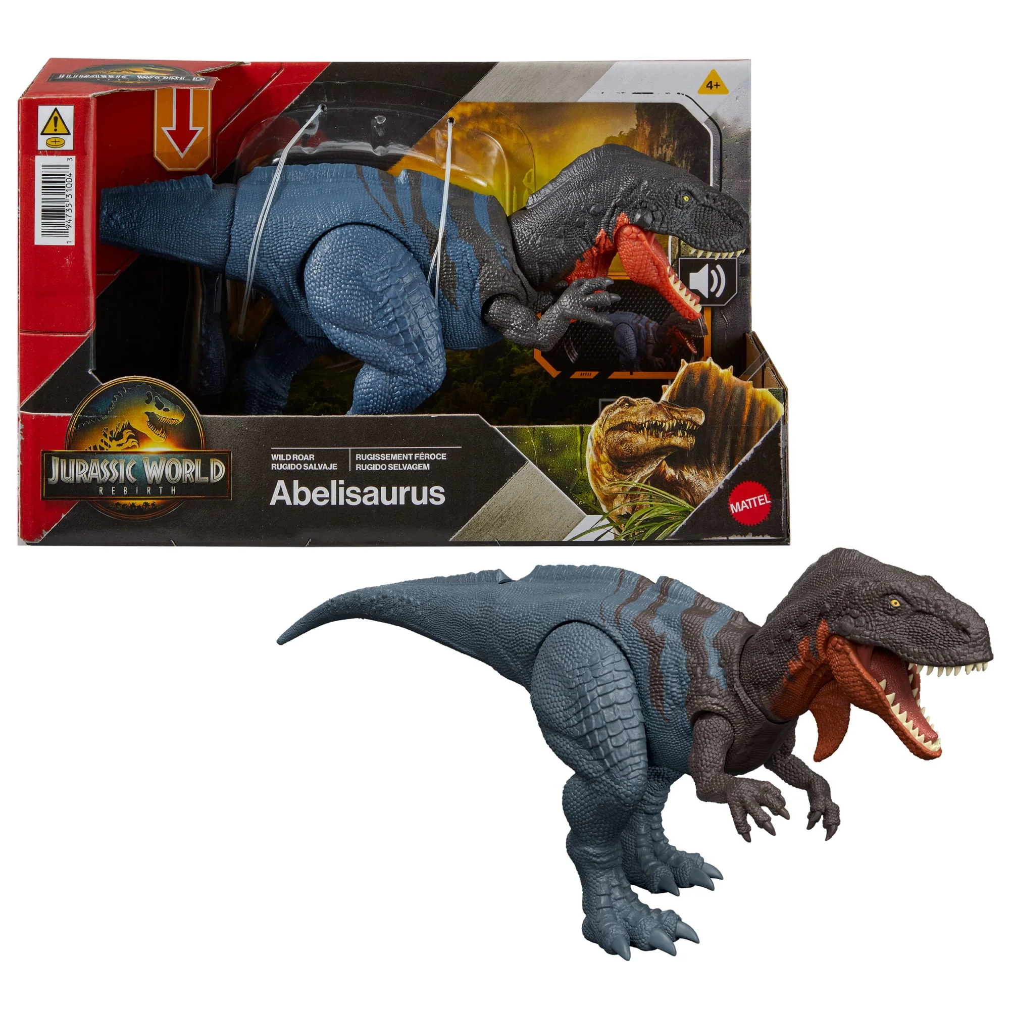 Jurassic World Wild Roar Dinosaur Figures With Attack Action, Light And Sound, Digital Scan Code - Image 6