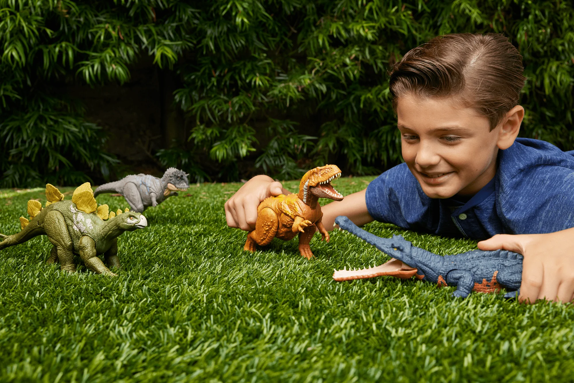 Jurassic World Wild Roar Dinosaur, Ekrixinatosaurus Action Figure Toy With Sound - Image 2