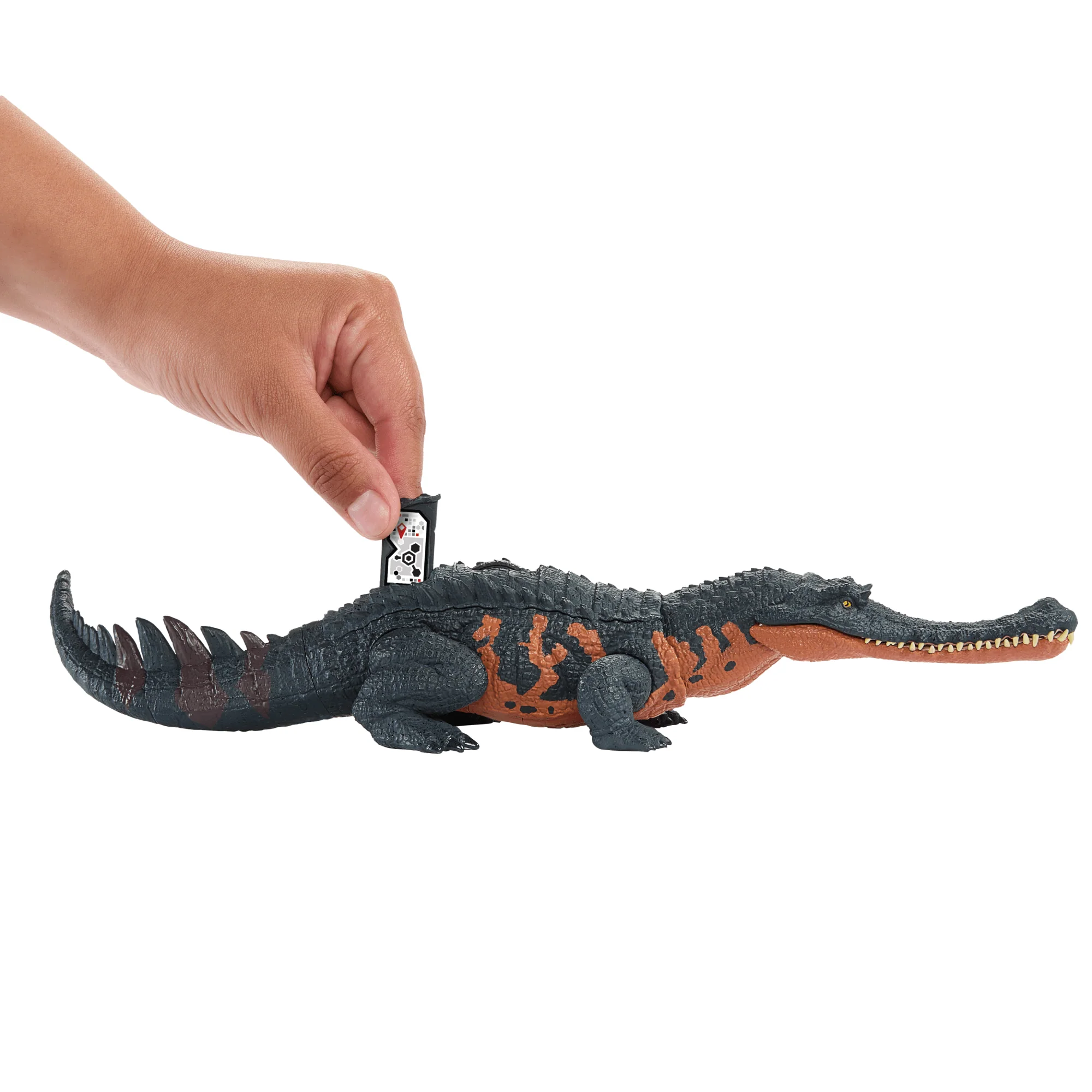 Jurassic World Wild Roar Gryposuchus Dinosaur Action Figure Toy With Attack & Sound - Image 5