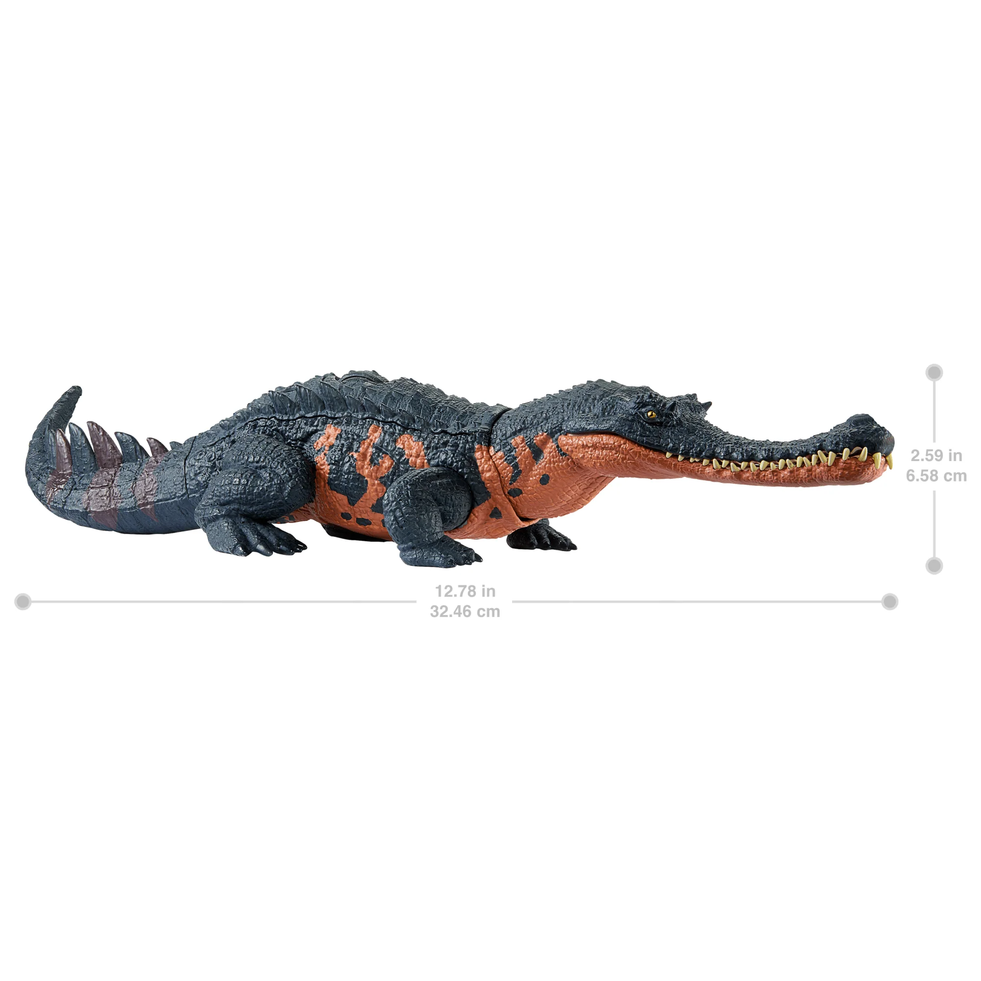 Jurassic World Wild Roar Gryposuchus Dinosaur Action Figure Toy With Attack & Sound - Image 6