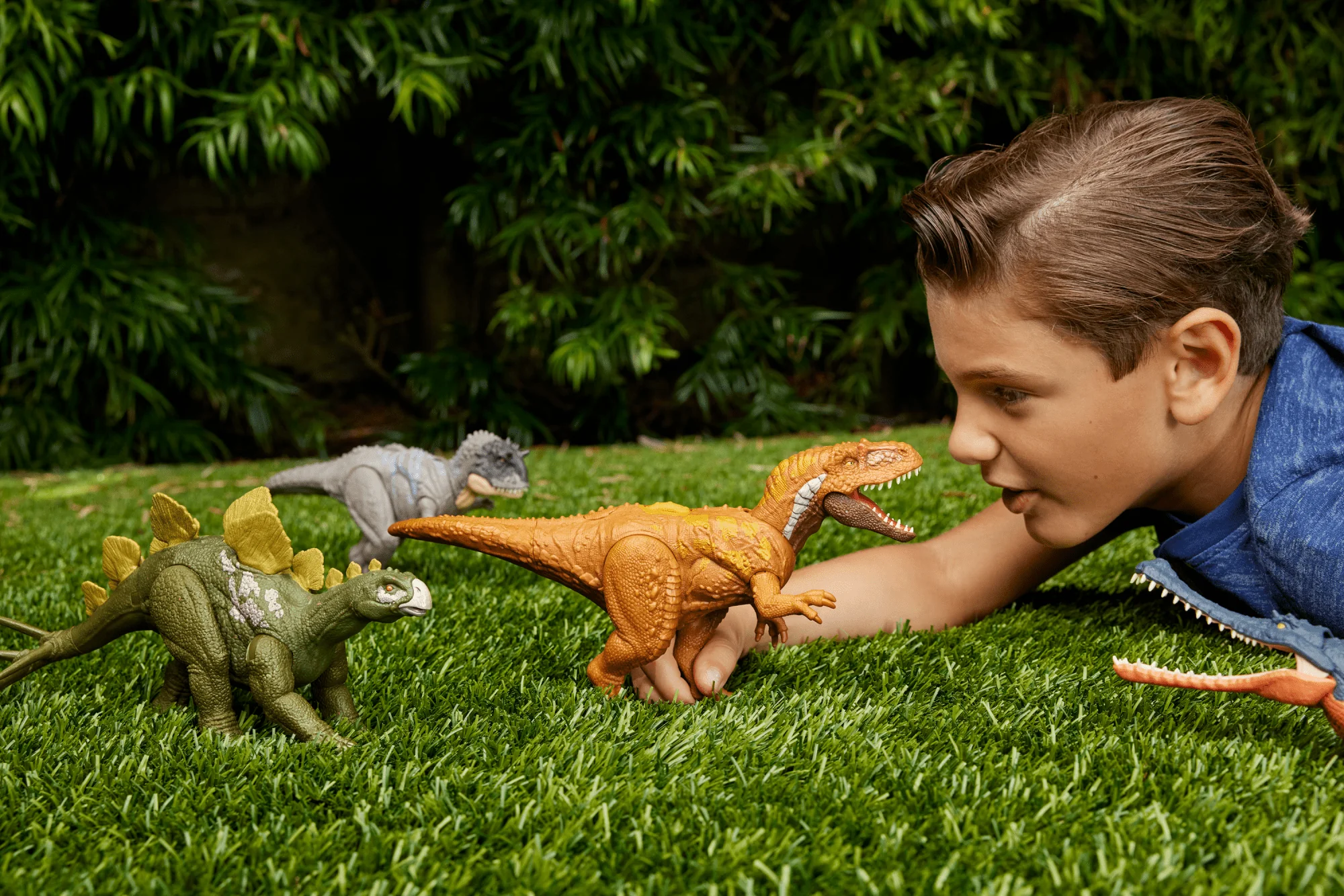Jurassic World Wild Roar Dinosaur, MEGAlosaurus Action Figure Toy With Sound - Image 2