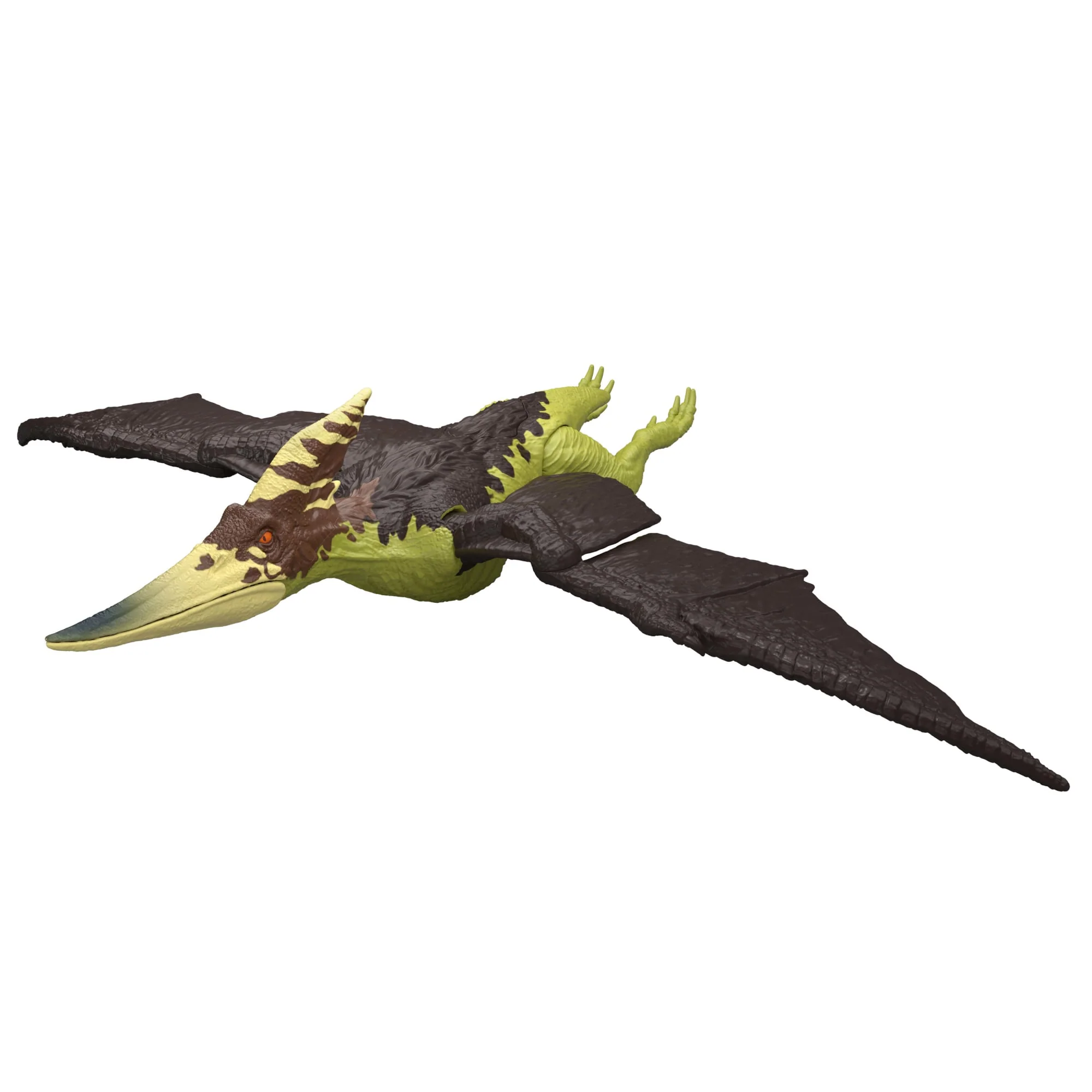 Jurassic World Wild Roar Pteranodon Dinosaur Action Figure Toy, Attack, Light & Sound, Scan Code - Image 4