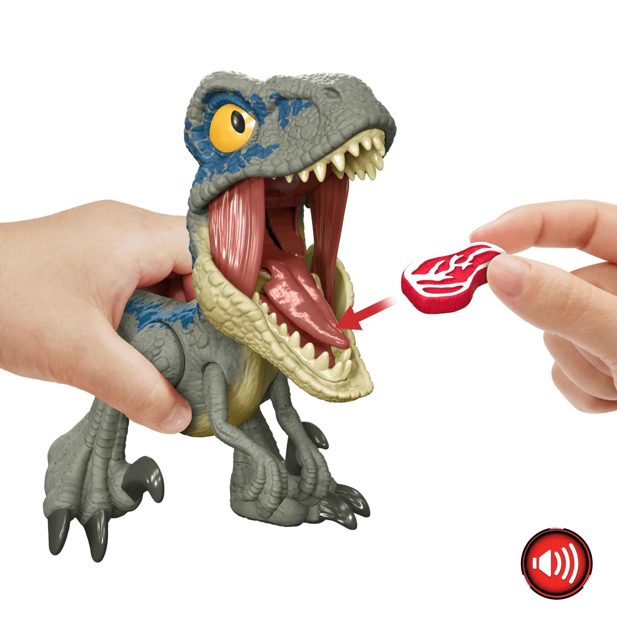 Jurassic World Méga Rugissement Blue Le Vélociraptor, Sons - Image 4
