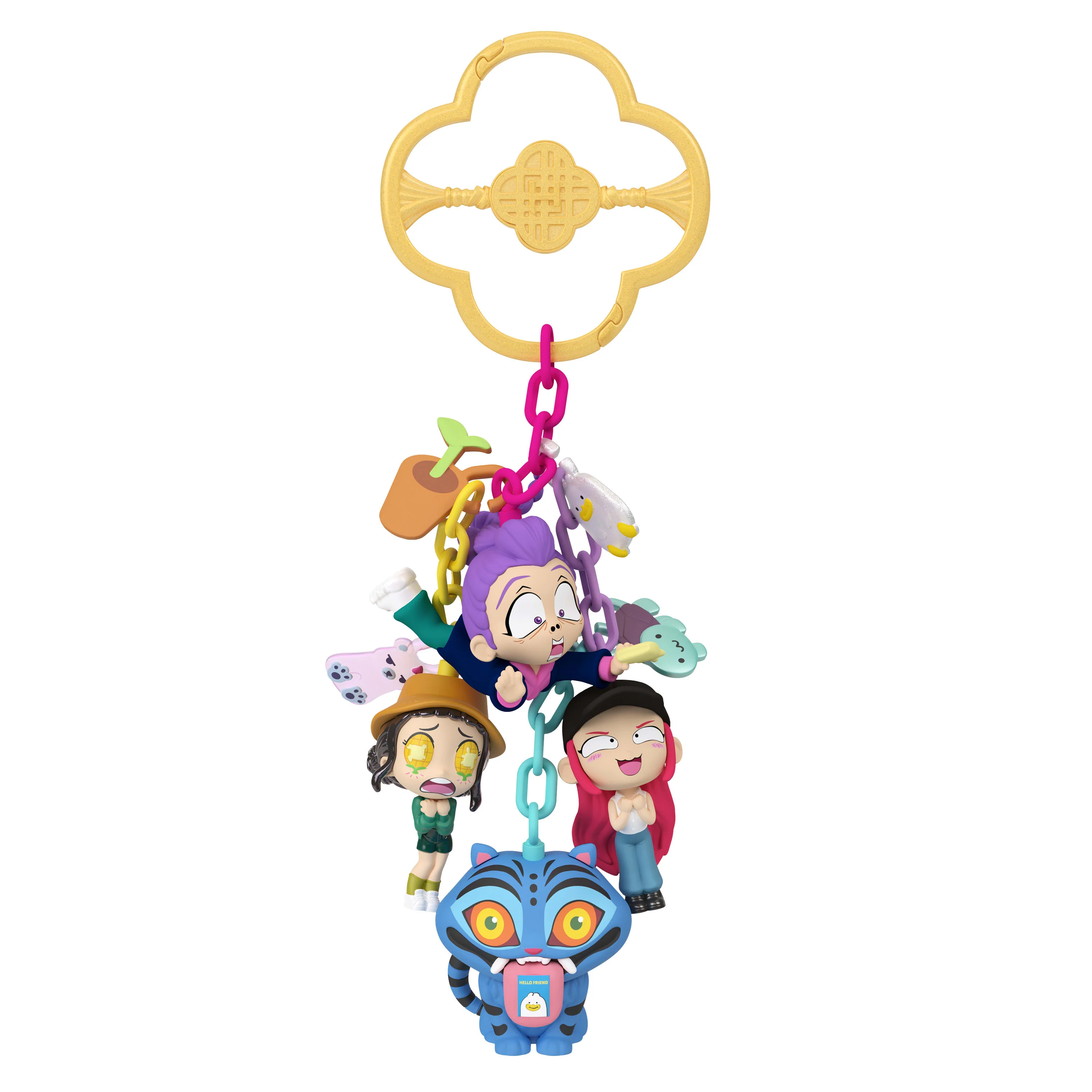 Kpop Demon Hunters, Mini Collectible Keychain Figures, Huntr/X, Saja Boys, Derpy, Sussie, & Accessories - Image 2