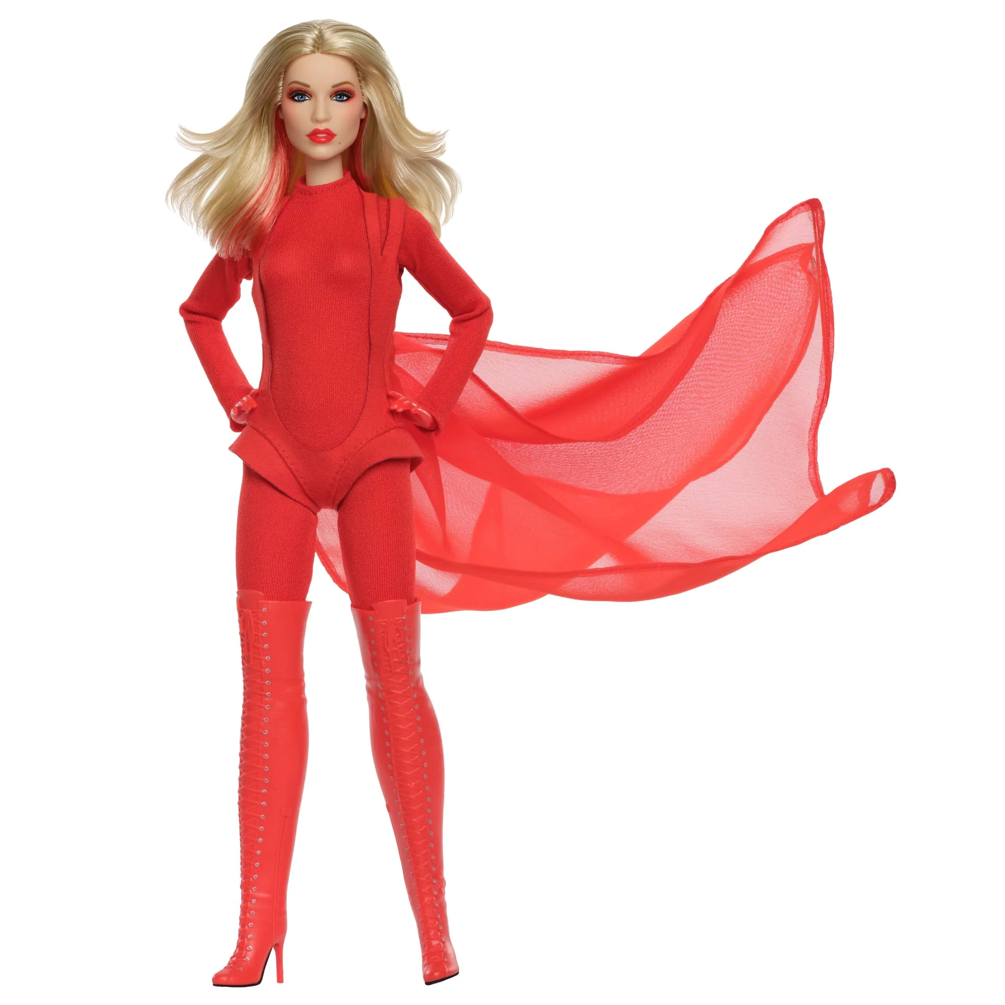 Barbie Signature Kylie Minogue Collectible Doll in Red Padam Padam Music Video Outfit - Image 4