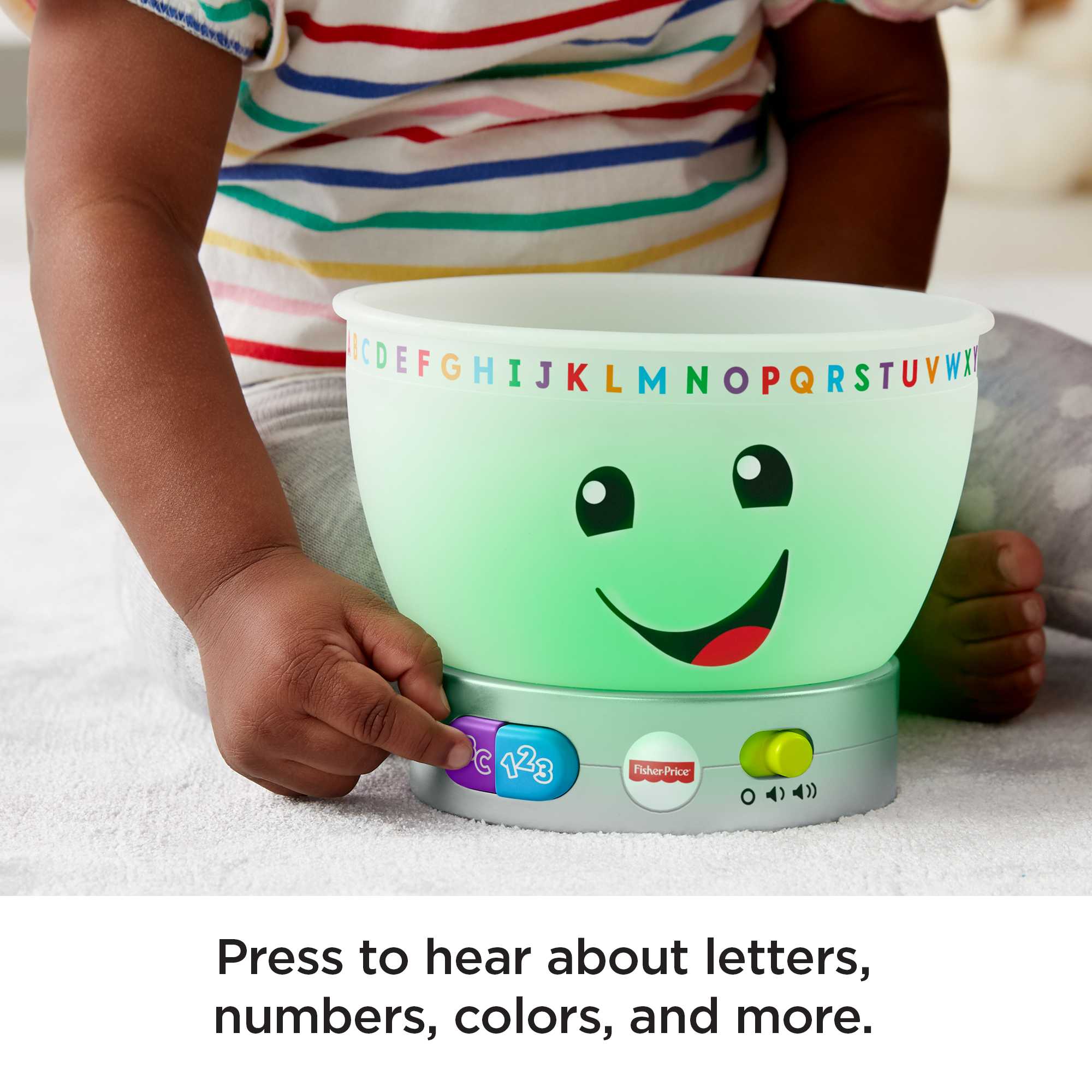 Fisher-Price Mixing Bowl Learning Toy With Lights Music And Pretend Food, Baby And Toddler Toy - Image 4