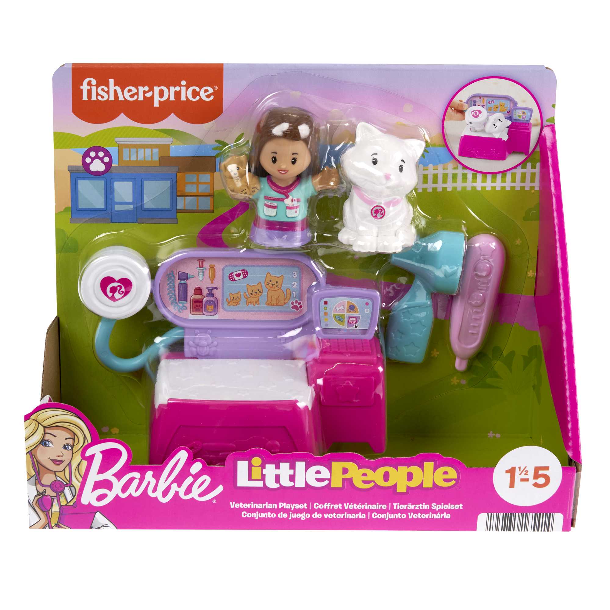Fisher - Price  Little People  Barbie  Coffret de Jeu  Vétérinaire - Image 6