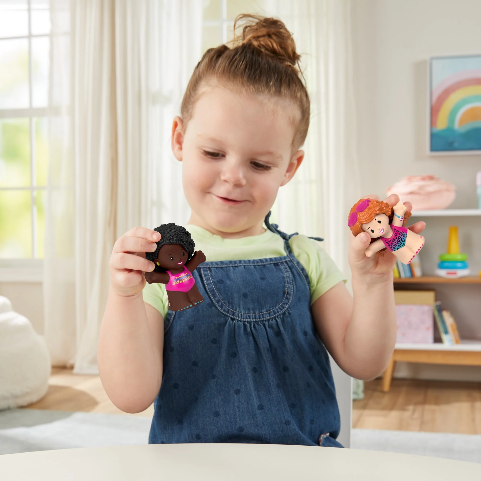 Little People Barbie Coffret Figurines Baignade 2 Jouets - Image 2