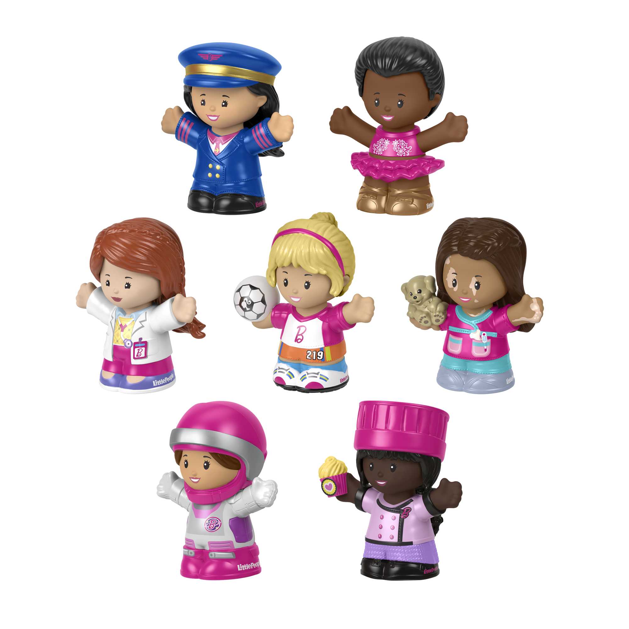 Little People Barbie Tu Peux Être Qui Tu Veux Coffret Figurines - Image 3