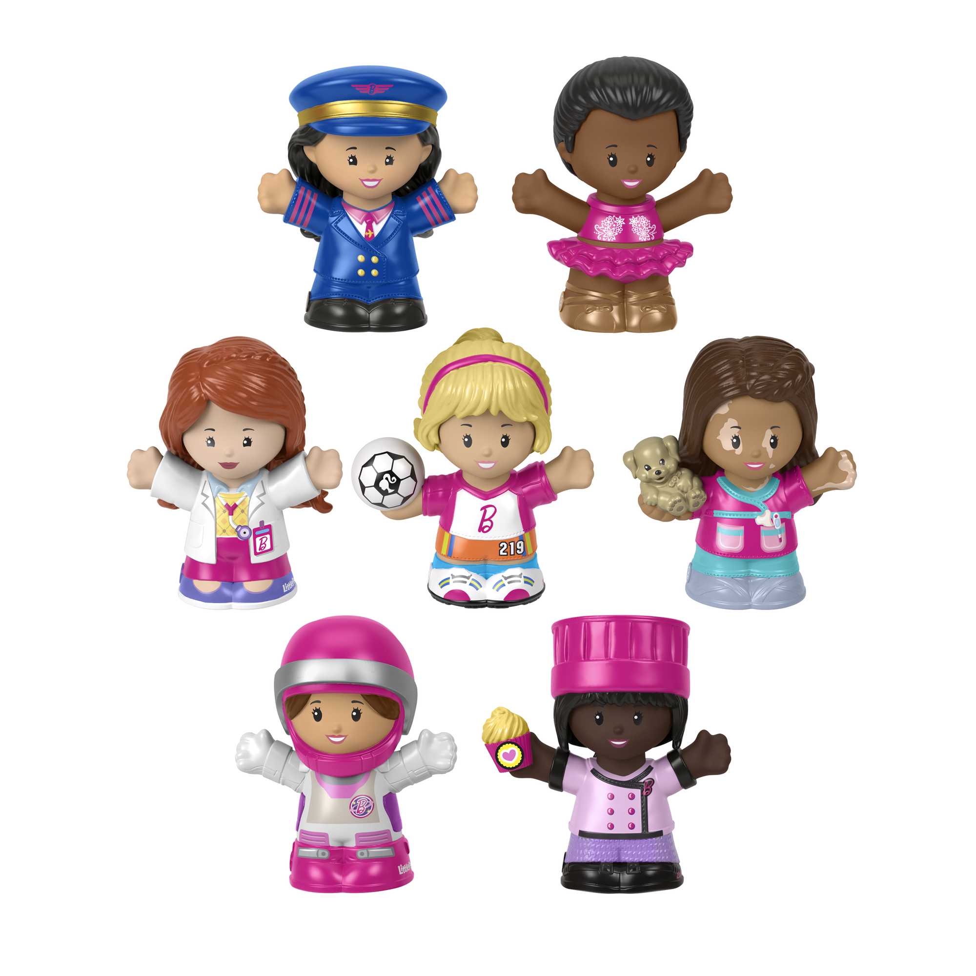 Little People Barbie Tu Peux Être Qui Tu Veux Coffret Figurines - Image 4