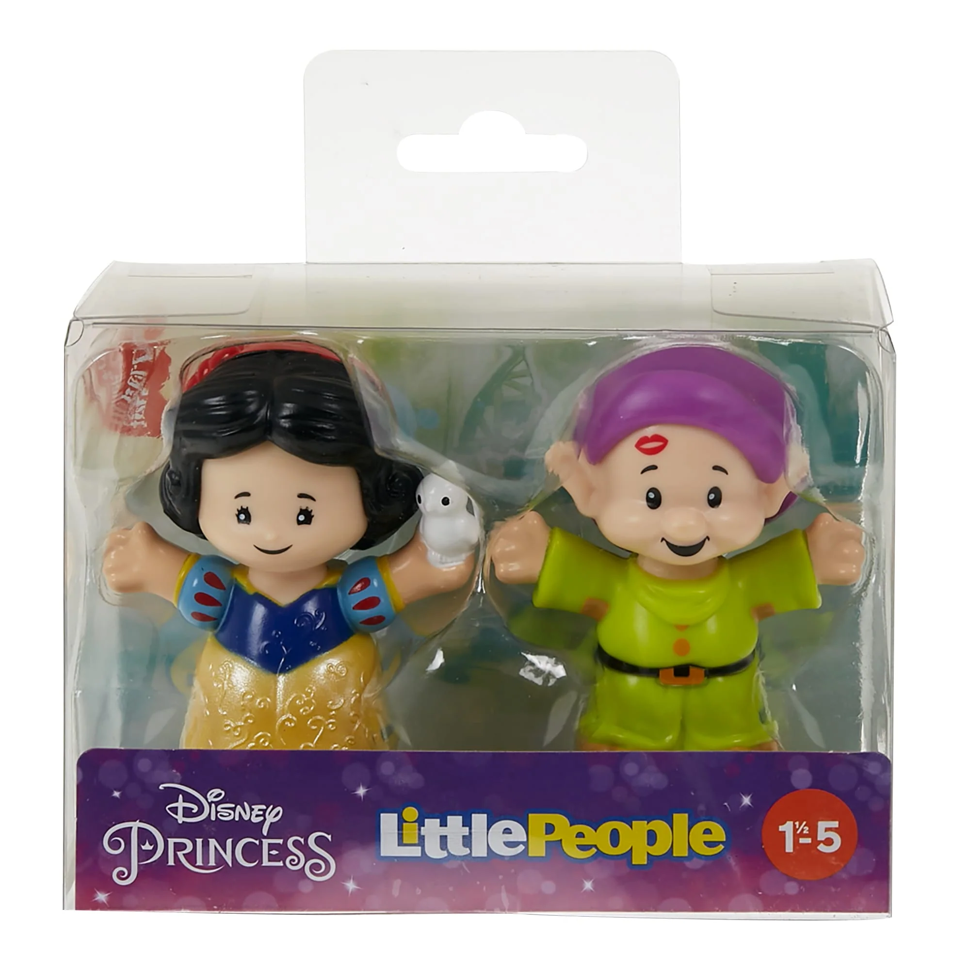 Little People Disney Princesa Juguete para Bebés Figuras de Blanca Nieves y Tontín - Image 5