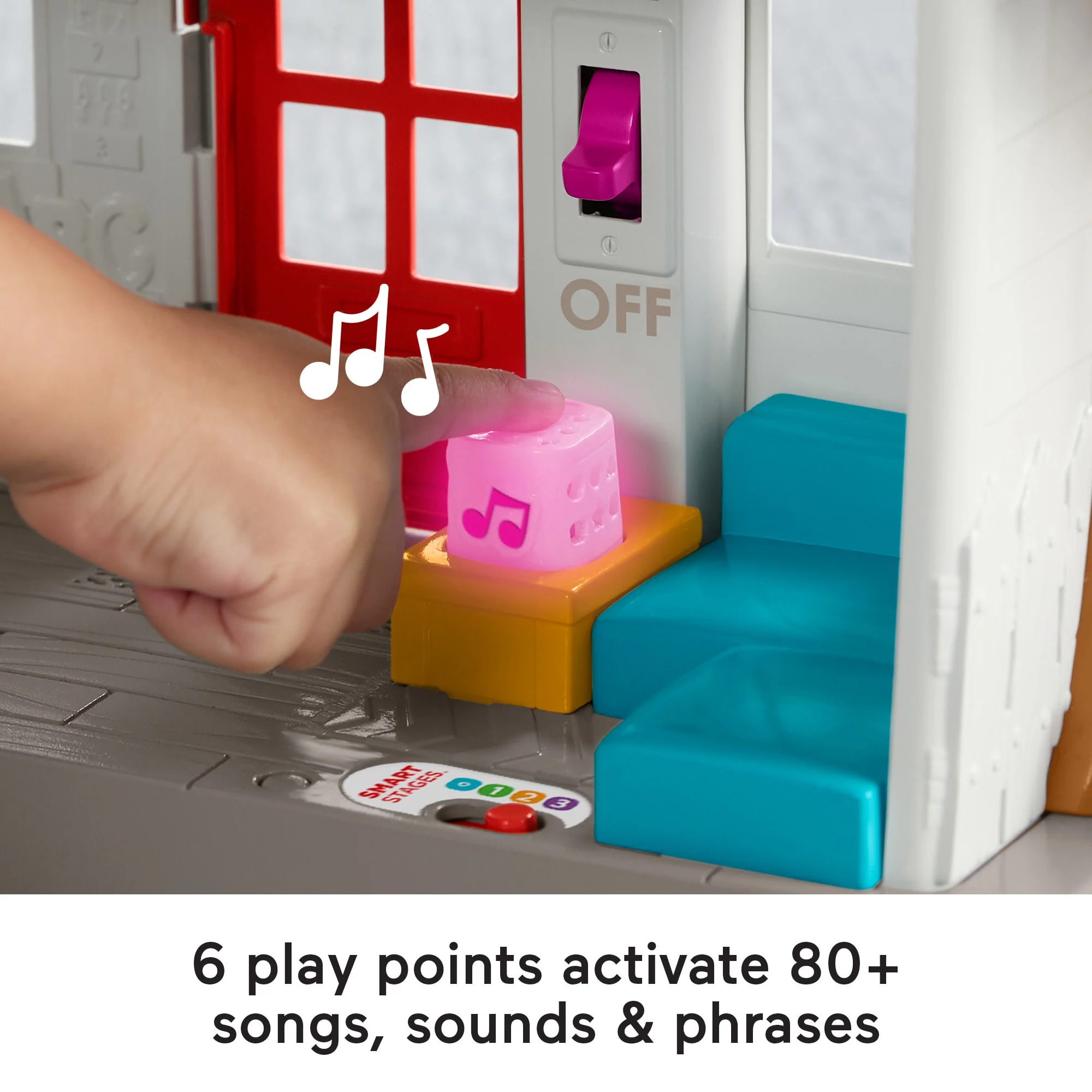 Fisher-Price Little People Friends Together Play House Toddler Learning Playset, 10 Pieces - Image 3
