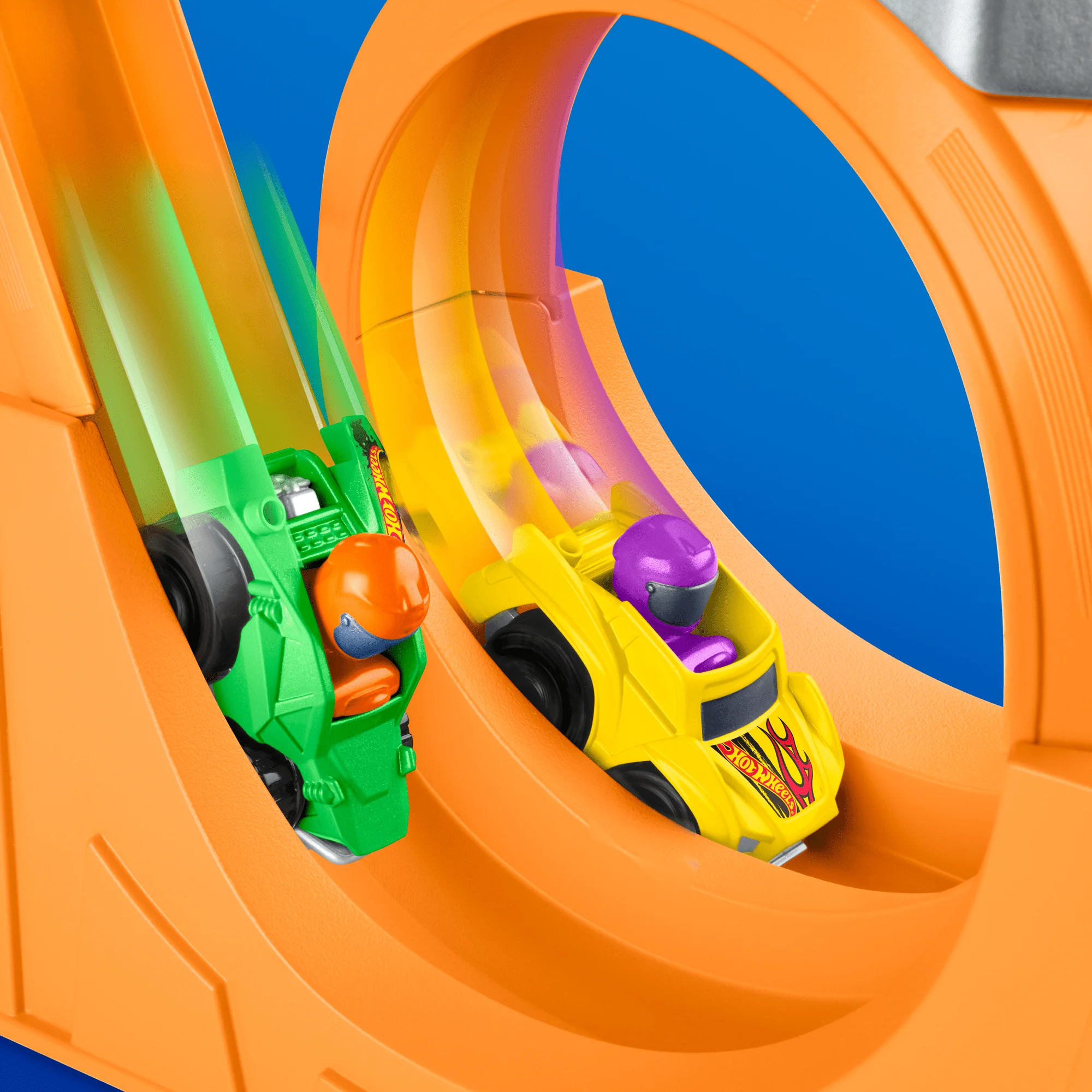 Little People Hot Wheels Juguete para Bebés Pista de Carreras y Choques - Image 5