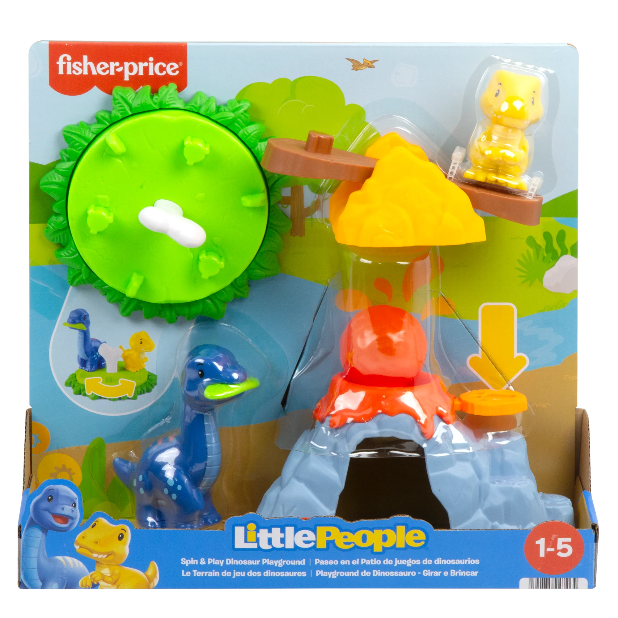 Fisher-Price  Little People  Le Terrain de Jeu des Dinosaures - Image 6