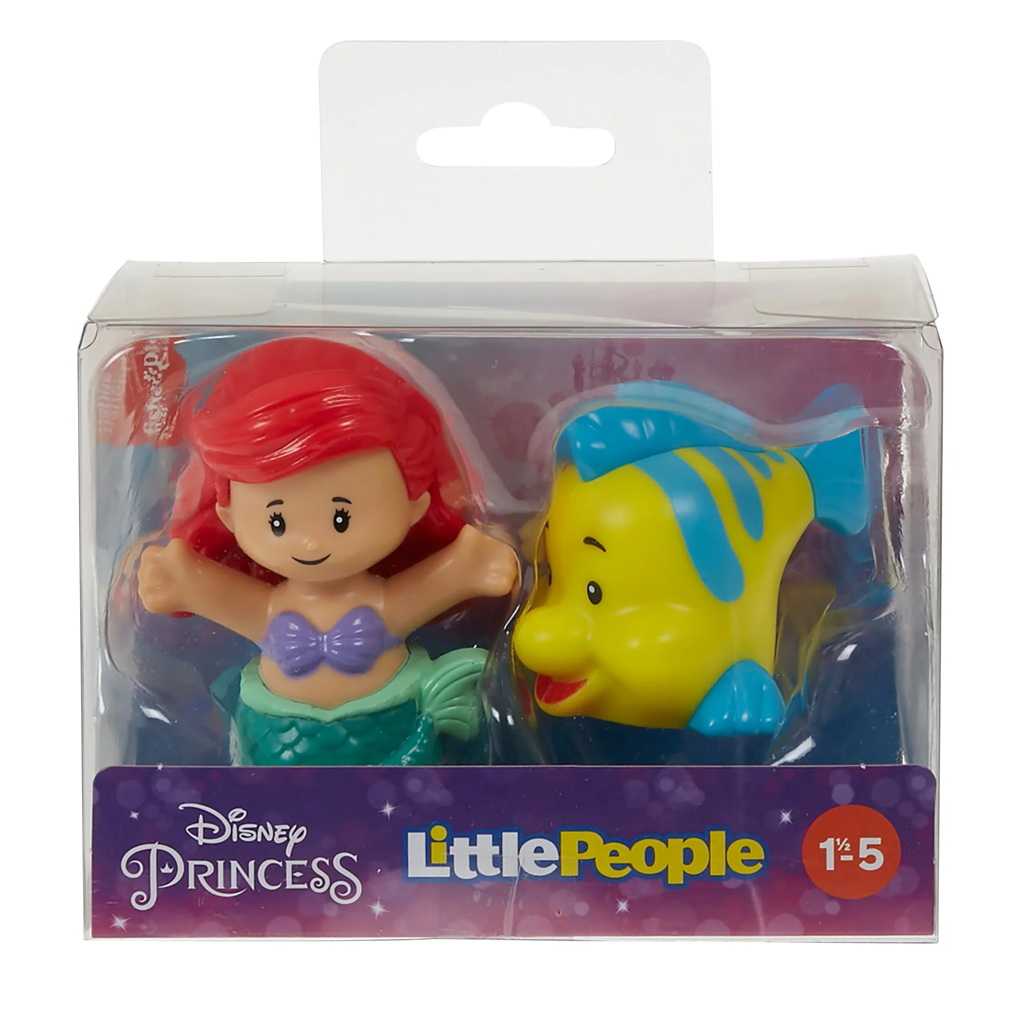 Fisher-Price Little People Princesses Disney Ariel et Polochon - Image 5