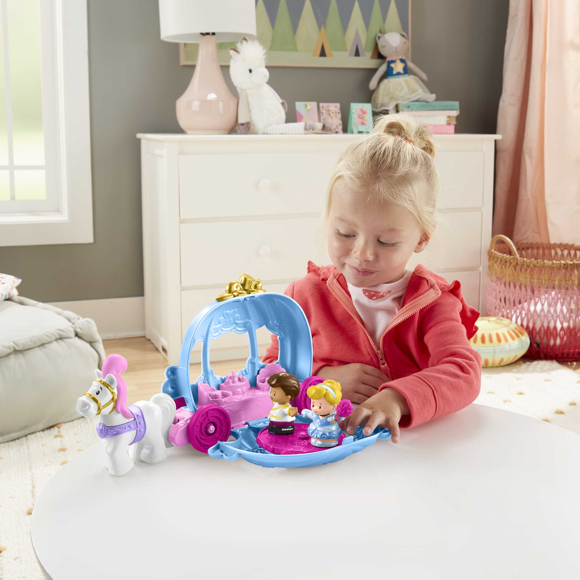 Little People Princesses Disney Le Carrosse de Danse de Cendrillon - Image 3