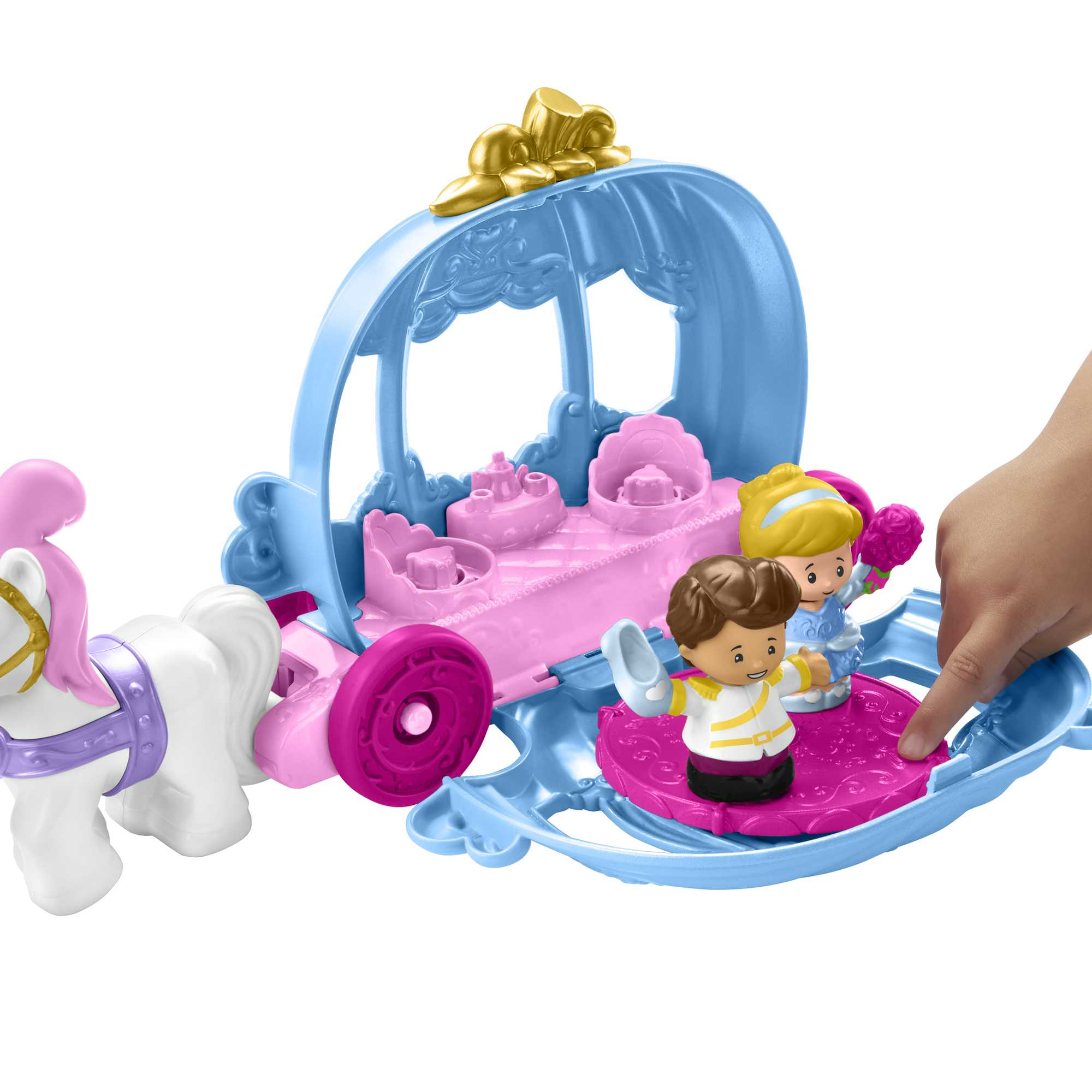 Little People Princesses Disney Le Carrosse de Danse de Cendrillon - Image 4
