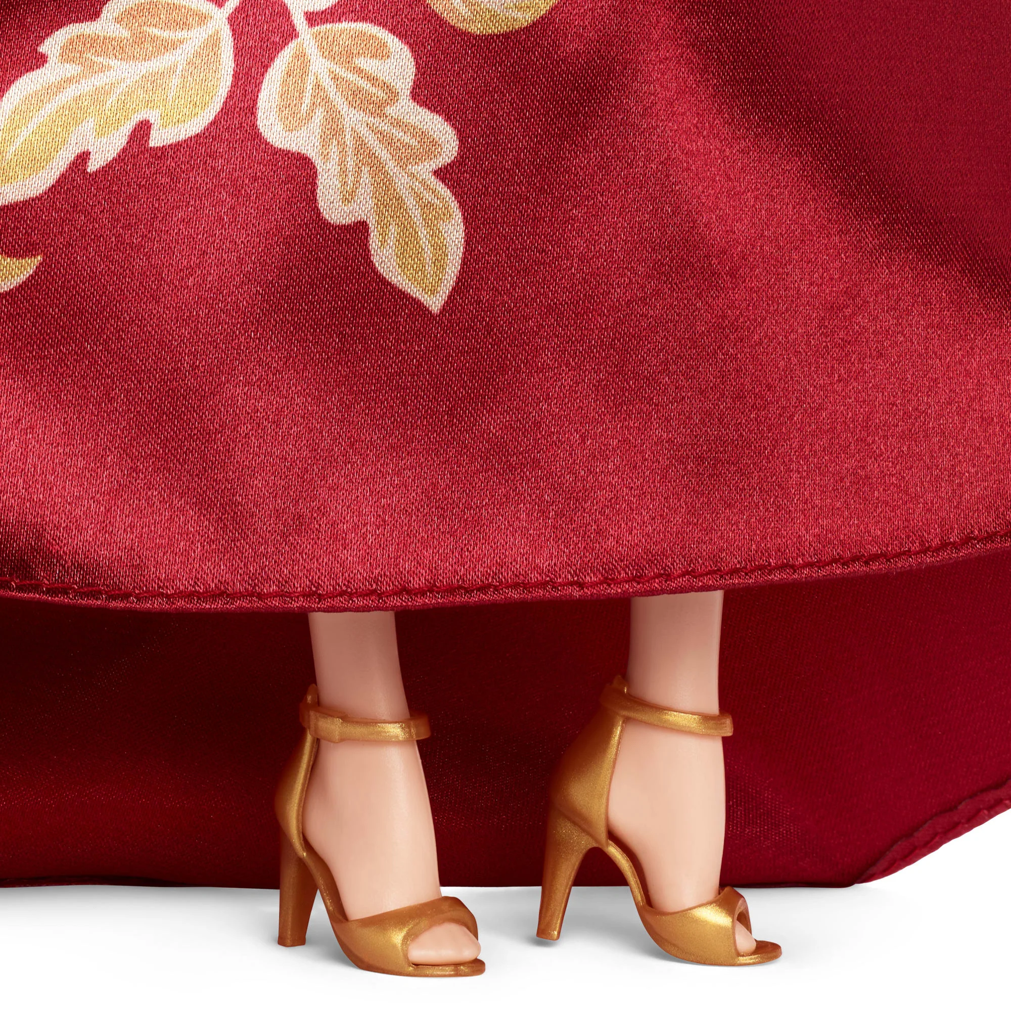 Barbie Signature Lunar New Year Fashion Doll, Red Dress With Golden Peonies, Collectible Holiday Gift - Image 4