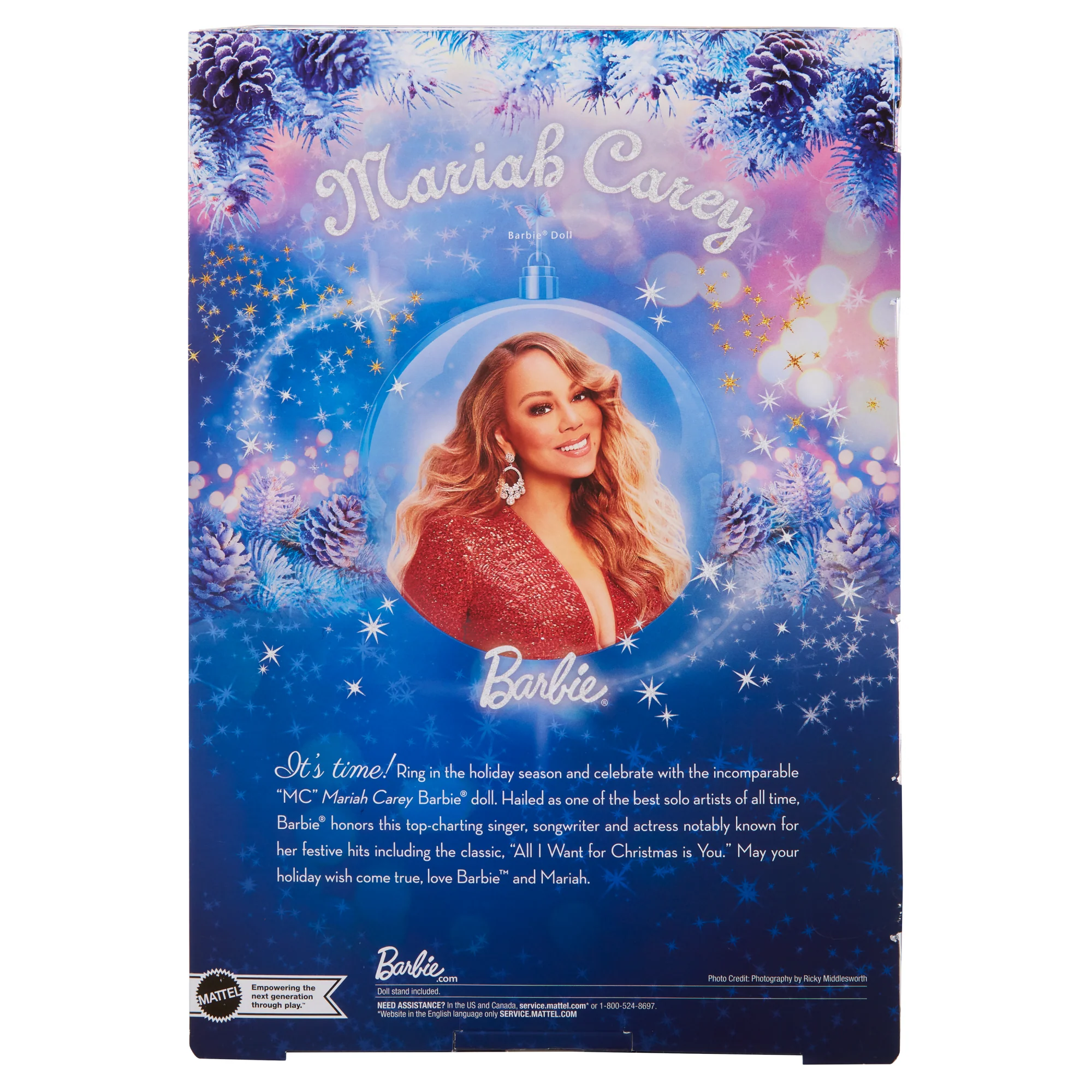 Mariah Carey Barbie Doll, Holiday Celebration Collectible - Image 6