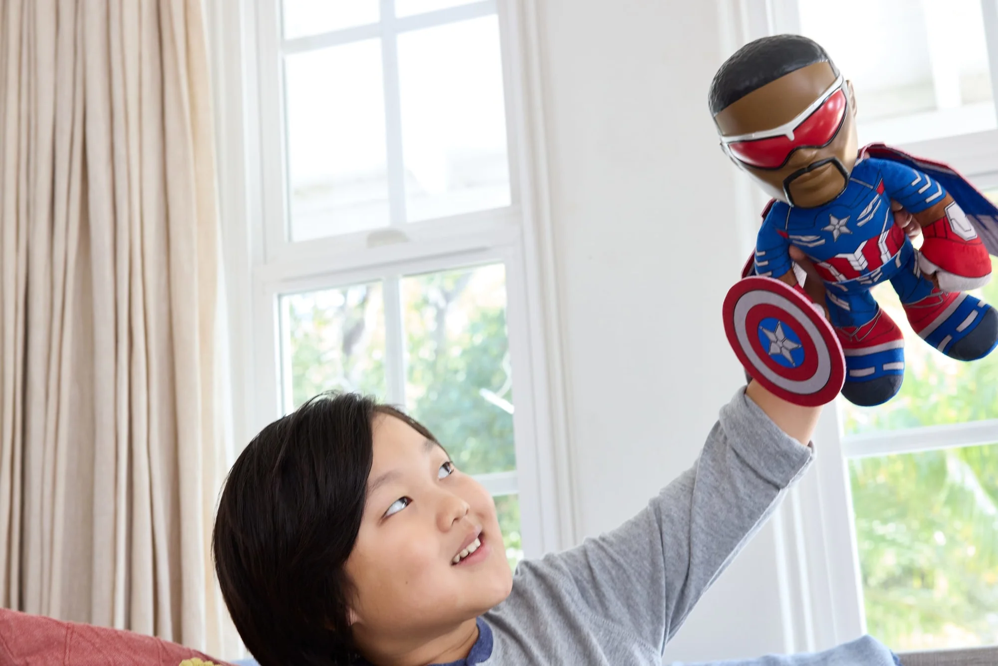 Marvel Captain America: Brave New World Plush Toy Figure With Sounds Inspired By The Movie - Image 2