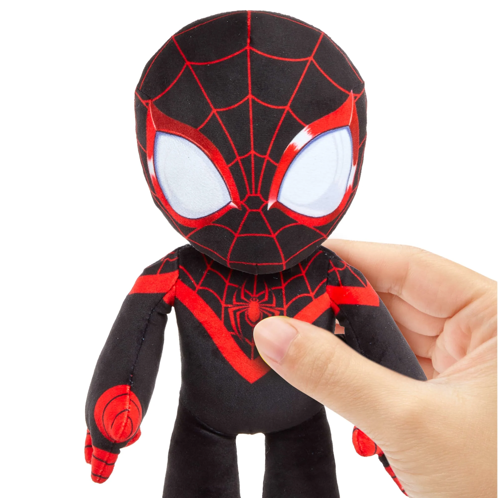 Marvel Plush Talkers Miles Morales Soft Toy, 11.75-Inch Collectible Figure With Sounds & Phrases - Image 2