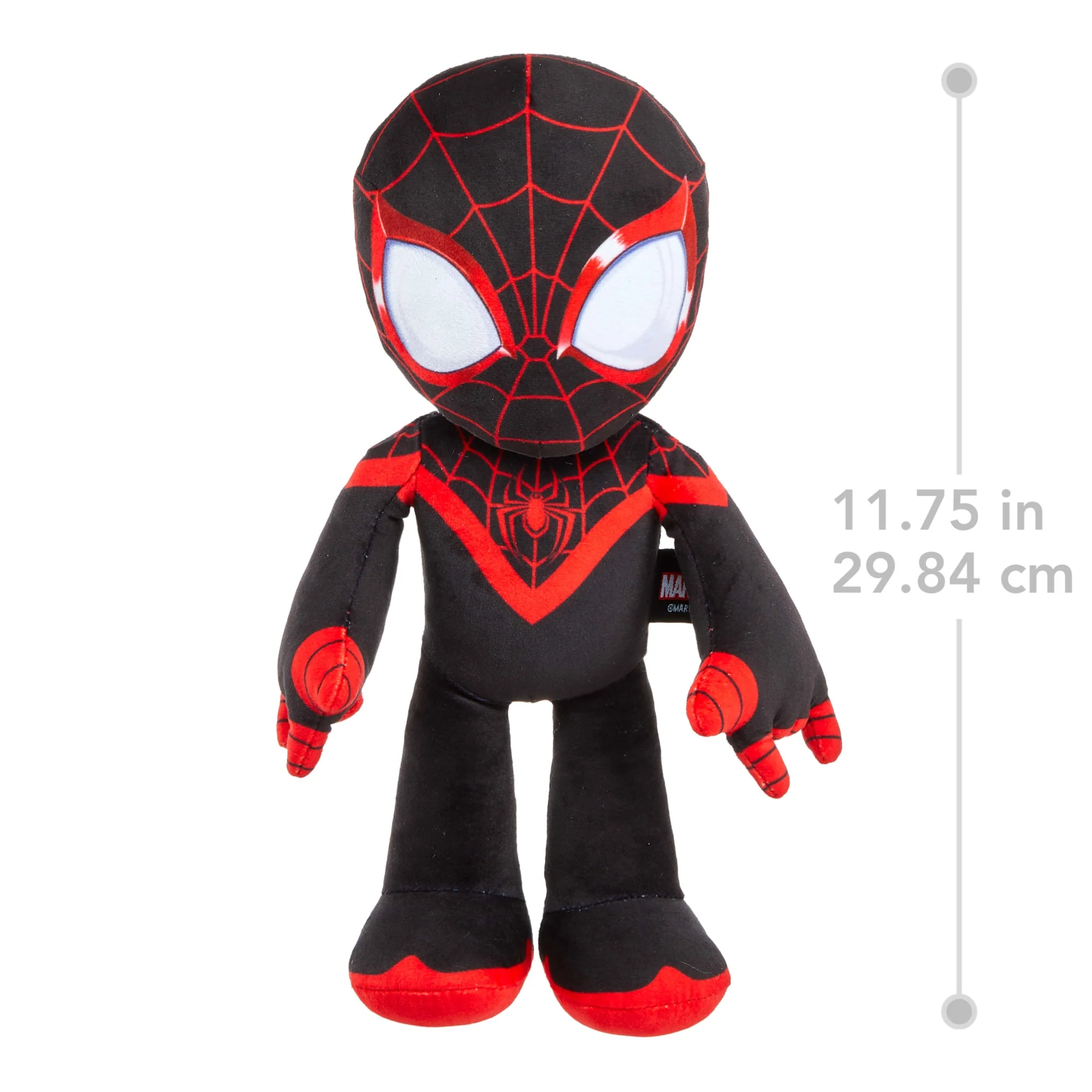 Marvel Plush Talkers Miles Morales Soft Toy, 11.75-Inch Collectible Figure With Sounds & Phrases - Image 3