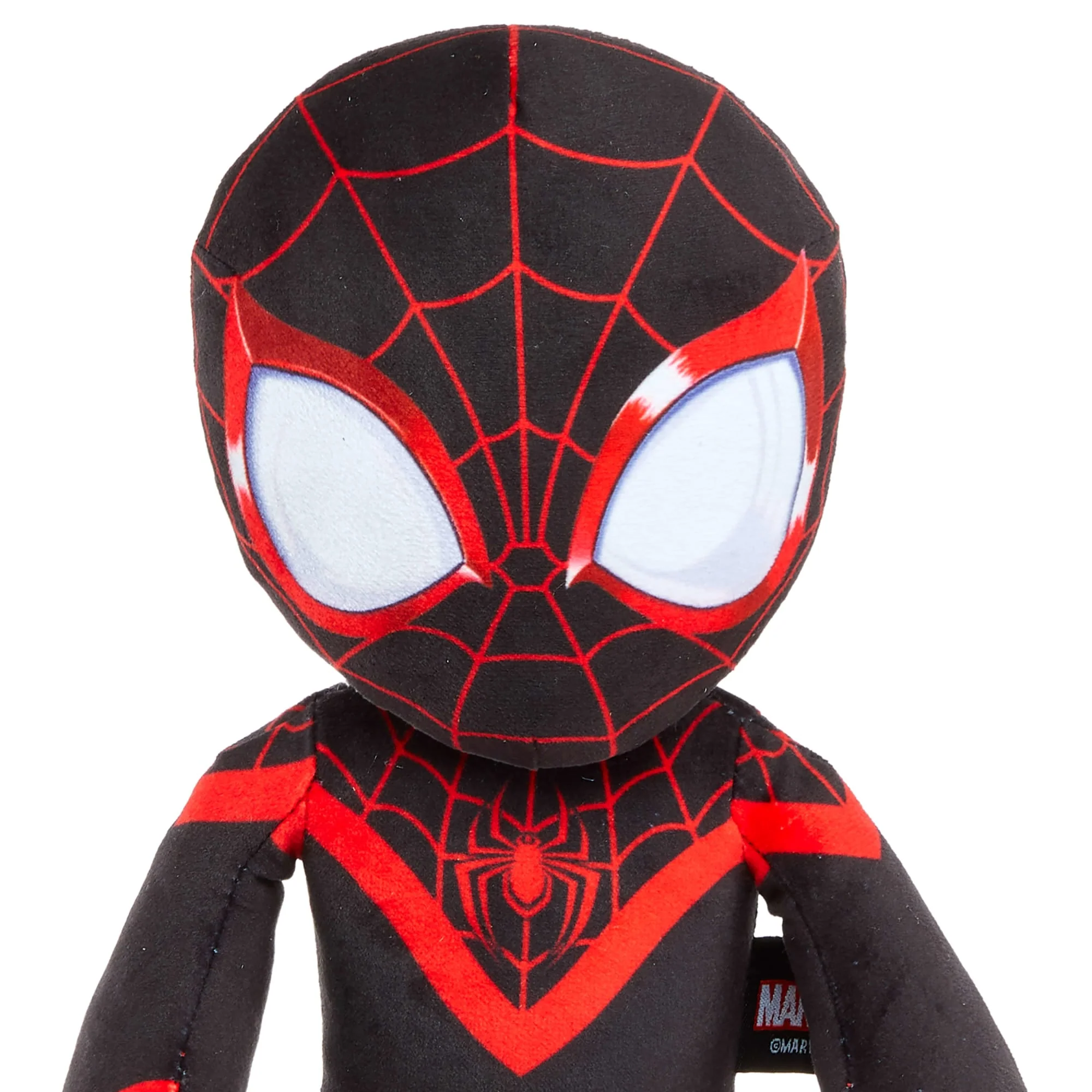 Marvel Plush Talkers Miles Morales Soft Toy, 11.75-Inch Collectible Figure With Sounds & Phrases - Image 4