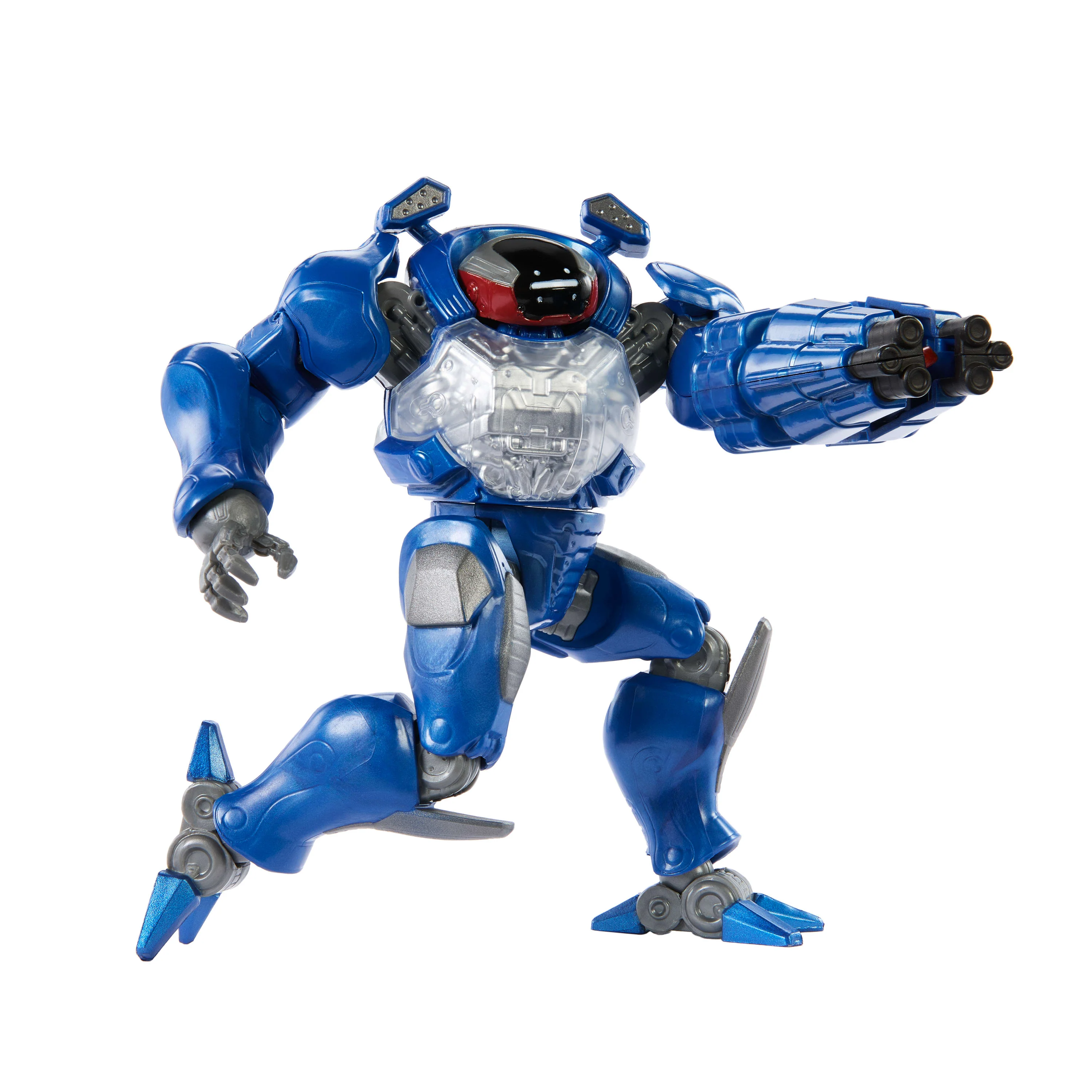 Masters Of The Universe Combat Ready Roboto Figure Toy, 5.5 Inch Twist & Release Quick Draw - Image 4