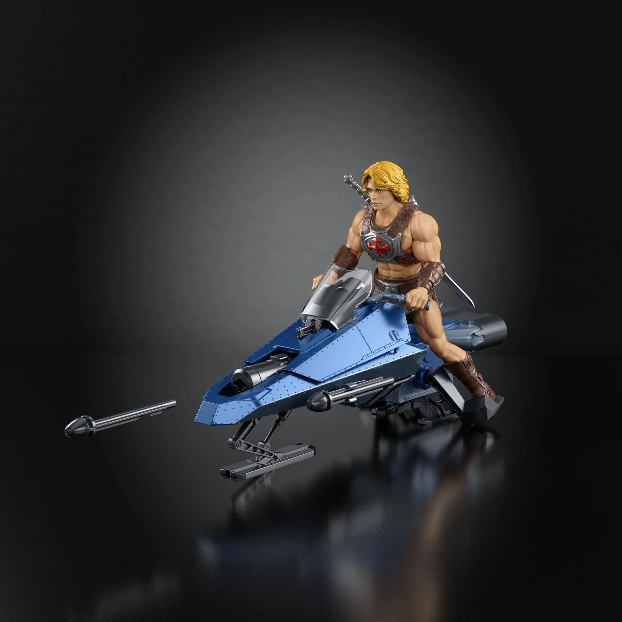 Masters Of The Universe He-Man And Sky Sled Pack, 2026 Movie Vehicle & Figure, 5.5 Inch Scale - Image 4