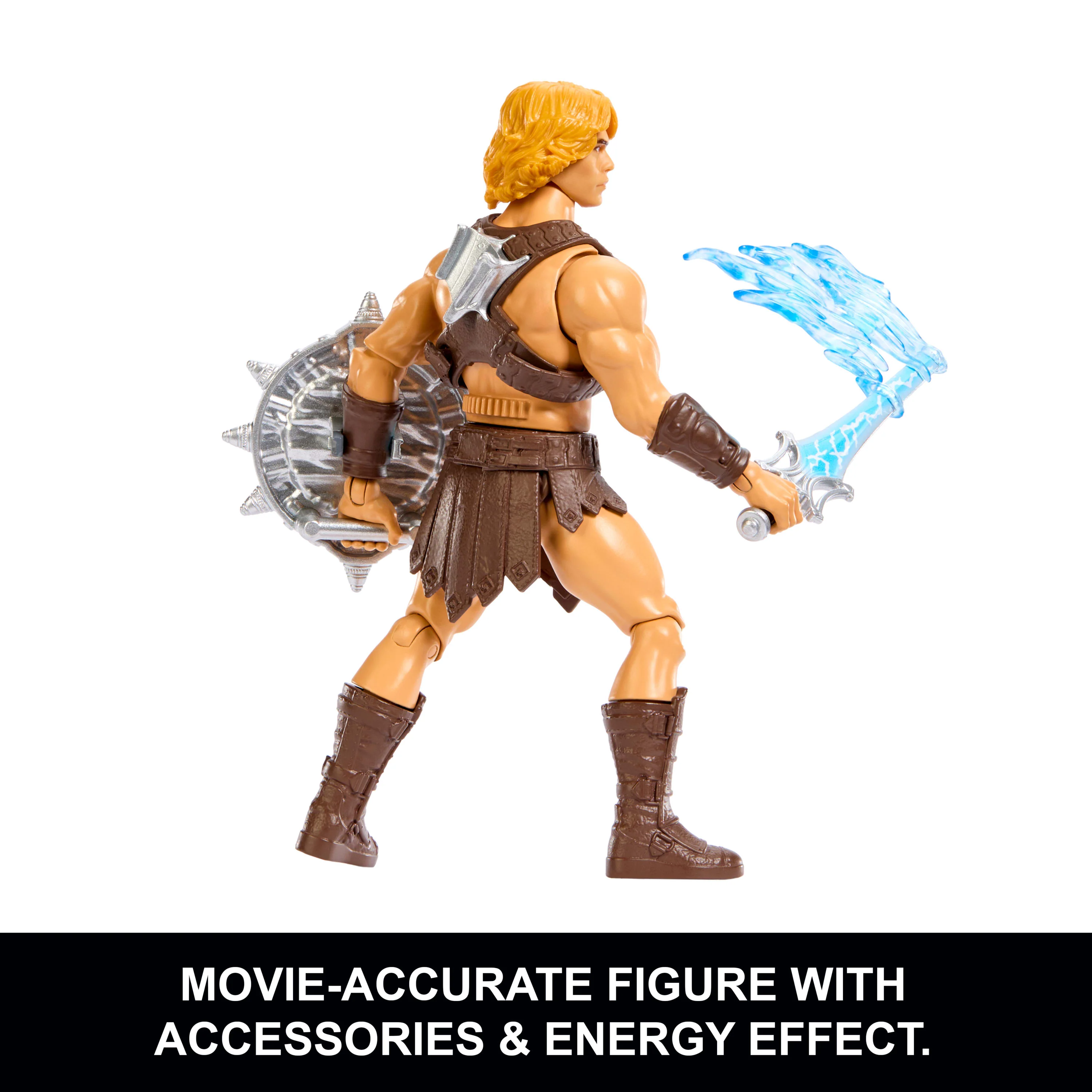 Masters Of The Universe He-Man Power Sword Slash Feature Figure Toy, 5.5 Inch Twist & Release Action - Image 3