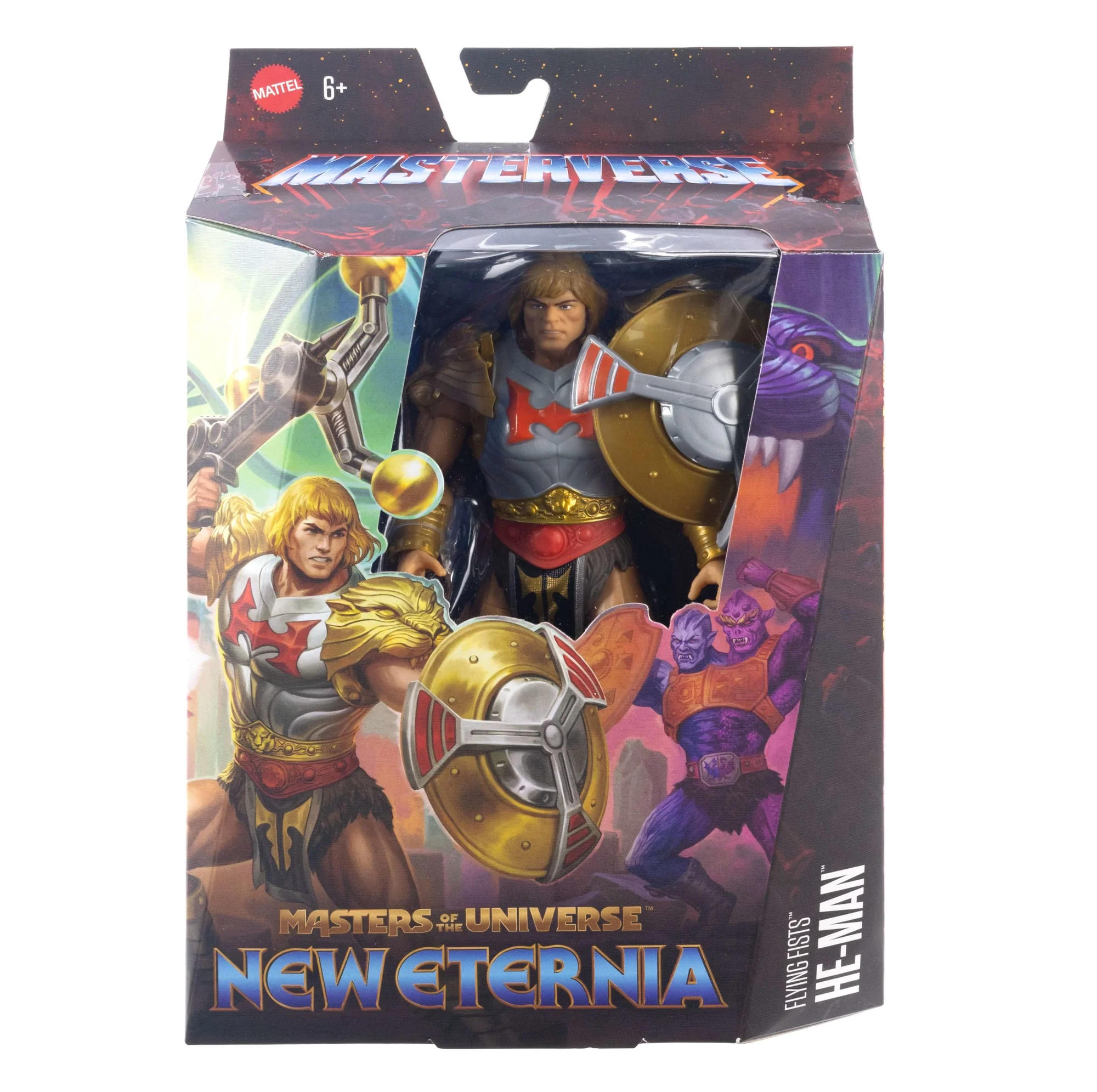 Masters Universe Masterverse New Eternia Flying Fists He-Man, MOTU Action Figure, 30 Articulations - Image 2