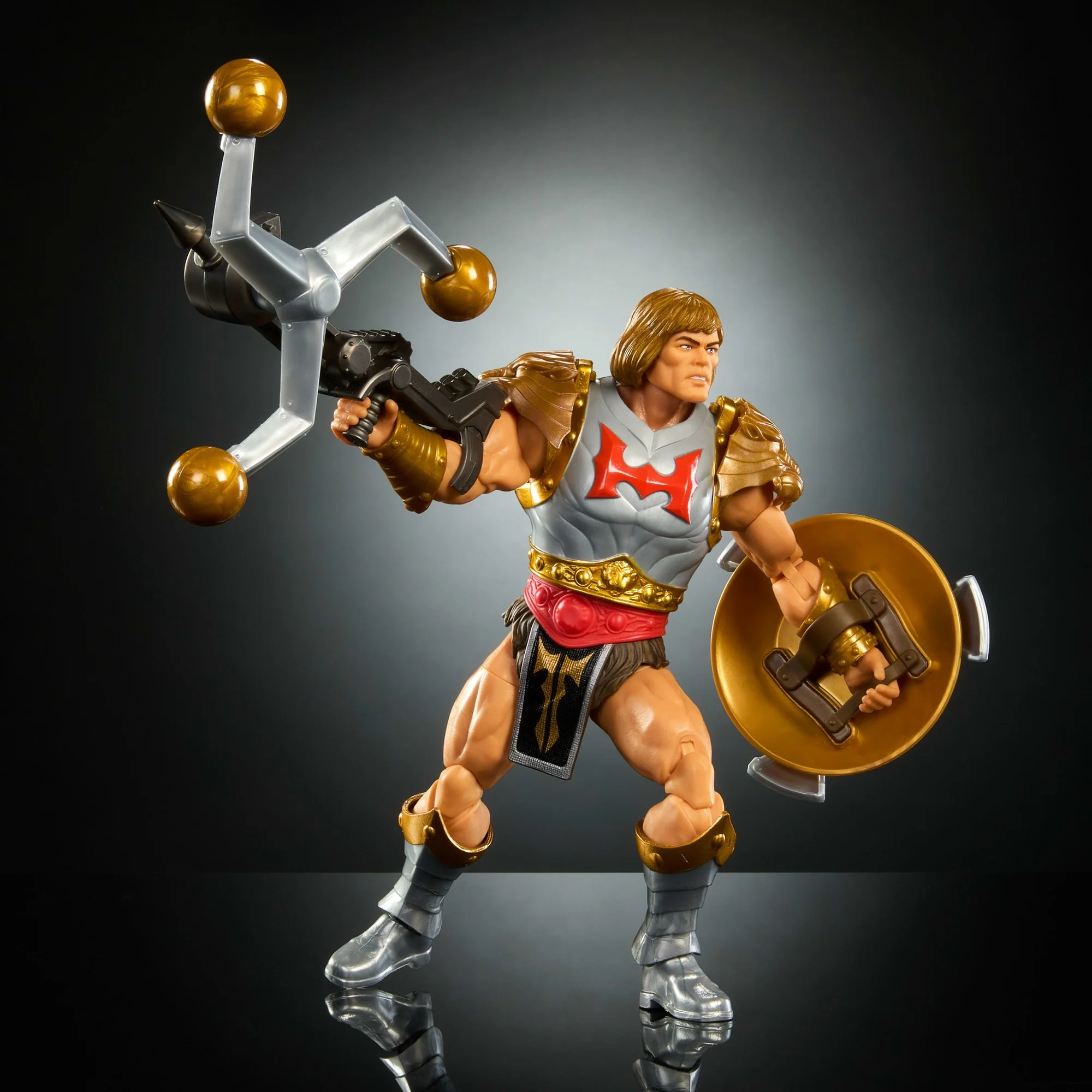 Masters Universe Masterverse New Eternia Flying Fists He-Man, MOTU Action Figure, 30 Articulations - Image 3