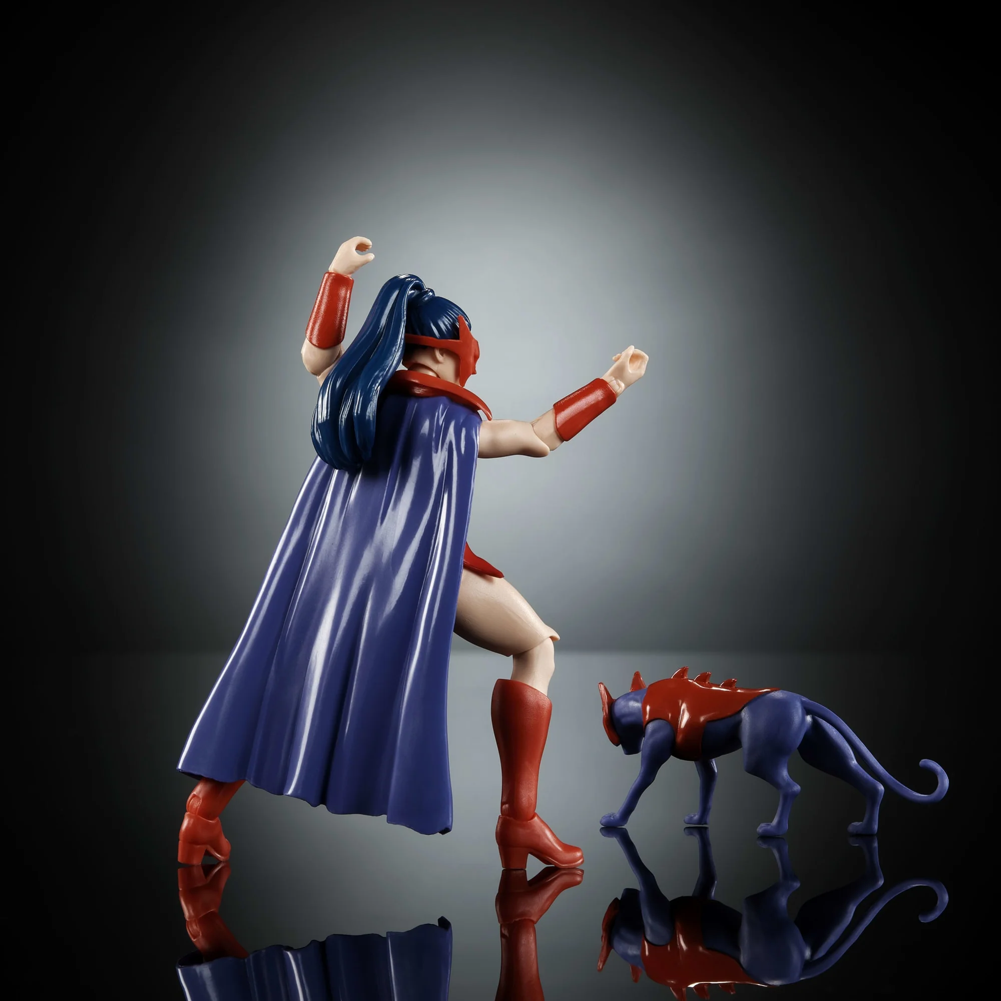 Masters of the Universe Origins Figura de Ação Cartoon Collection Catra de 5.5 polegadas - Image 5